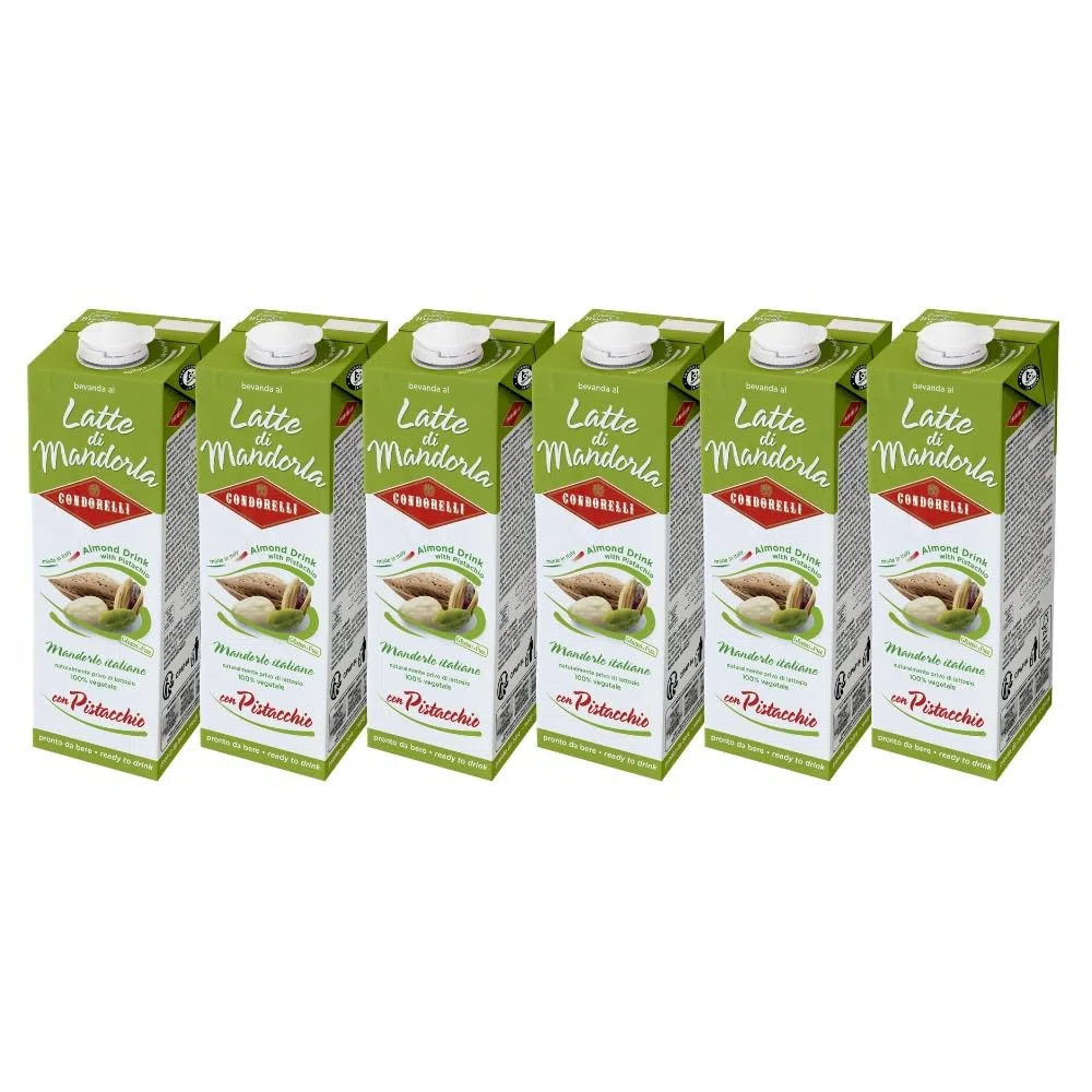 Latte di mandorla al Pistacchio Condorelli - 6 brik da 1l
