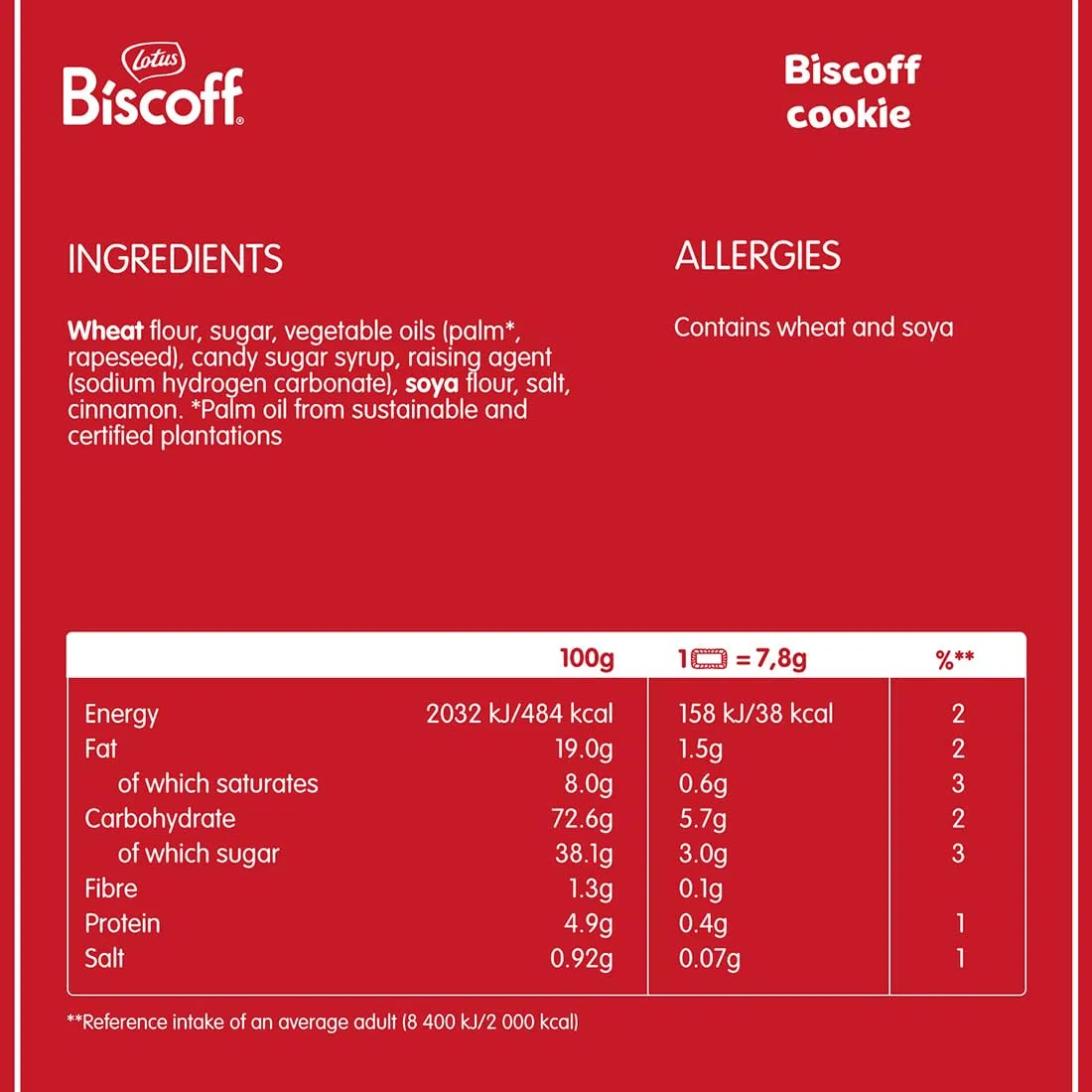 Lotus Biscoff | Biscotti caramellati | Non OGM e vegani | 250 g | Confezione da 10