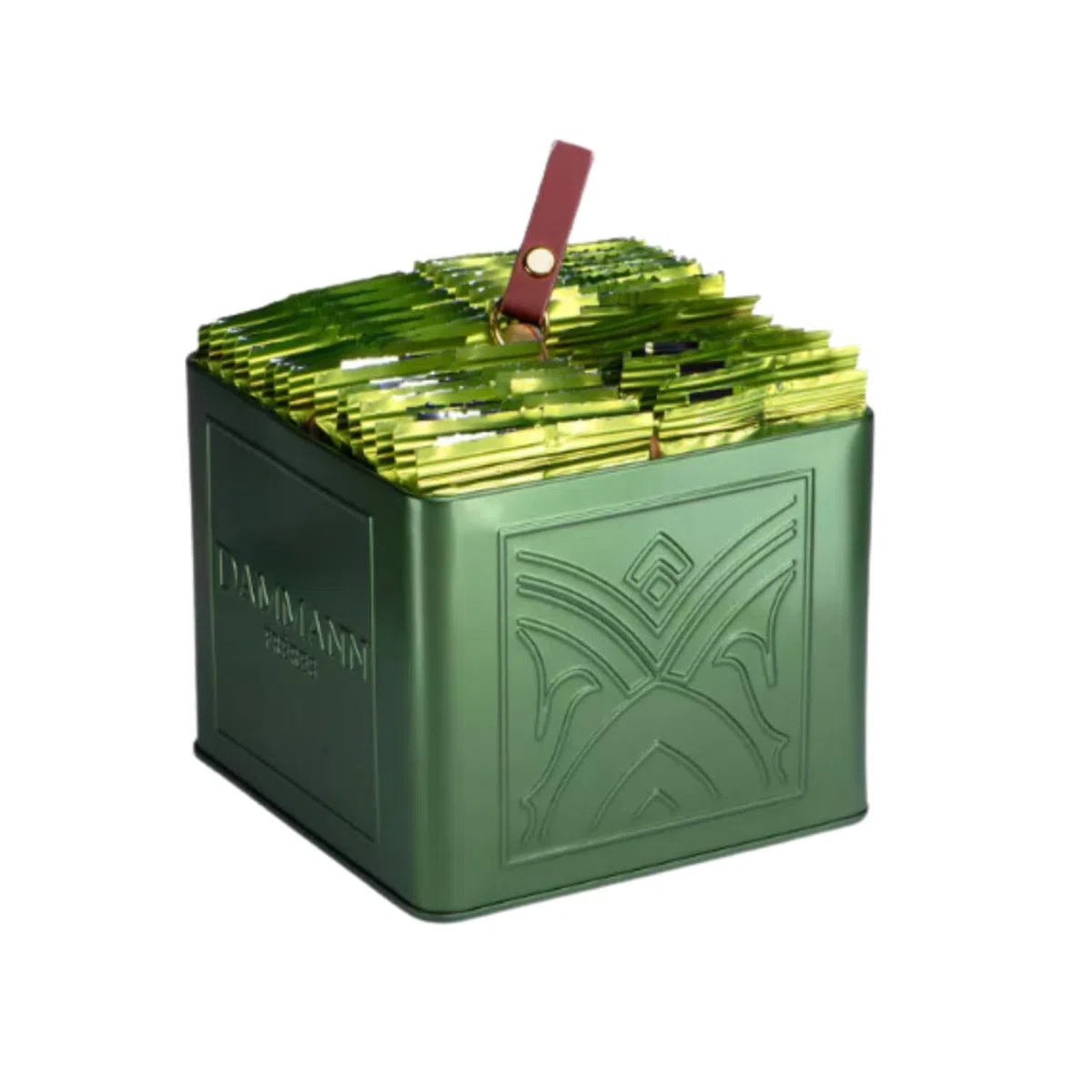 Dammann Frères | Cofanetto Metallo Assortimento Tisane in 4 Gusti | 32 Bustine Infusi Aromi Fruttati e Floreali (54.4 Gr) | Confezione Regalo Tisane
