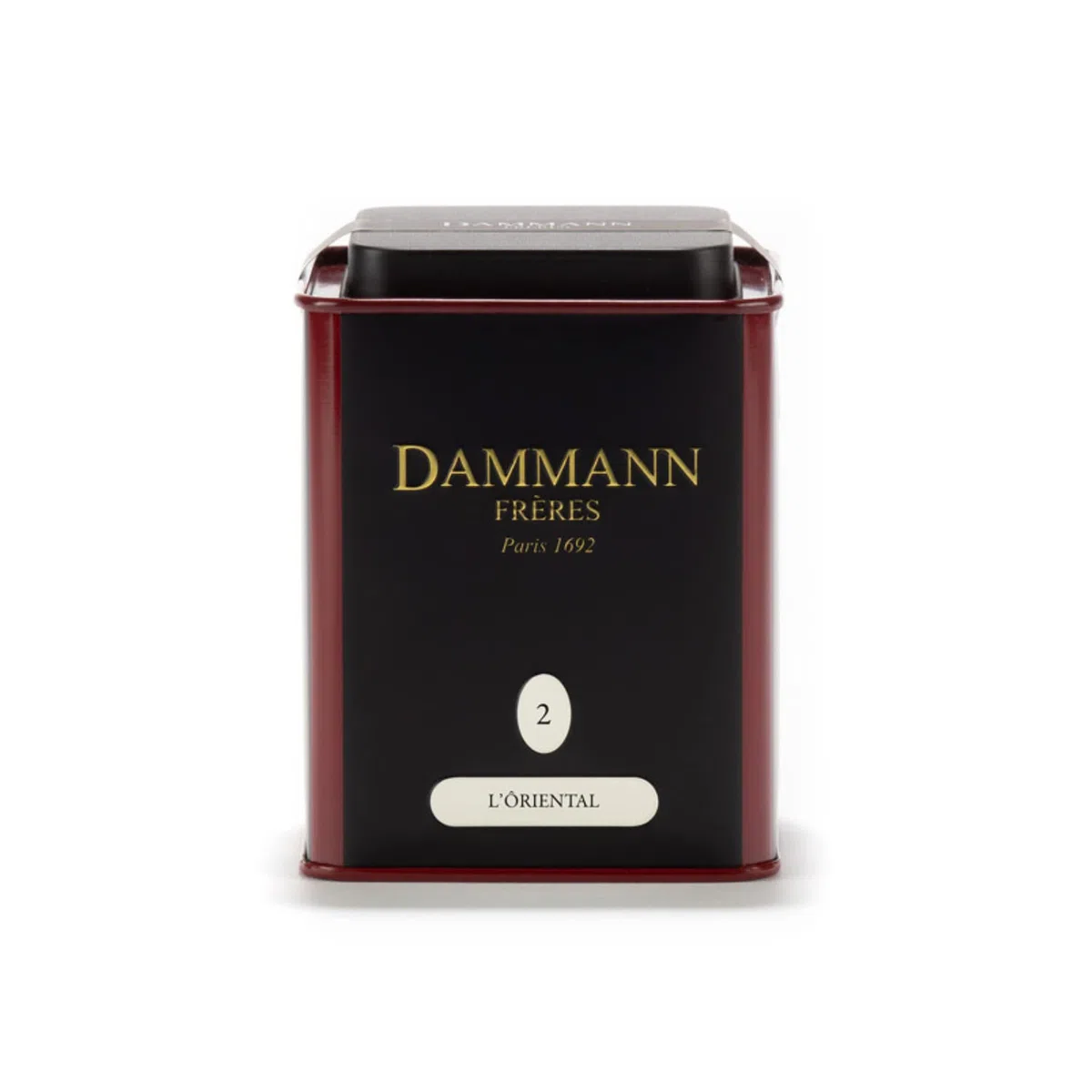 Dammann Frères | Tè Verde Oriental Pesca & Fragoline Bosco | Green Tea Aromi Frutta - 100 Gr | Tè in Foglie in Lattina | Tè Verde Aromatizzato