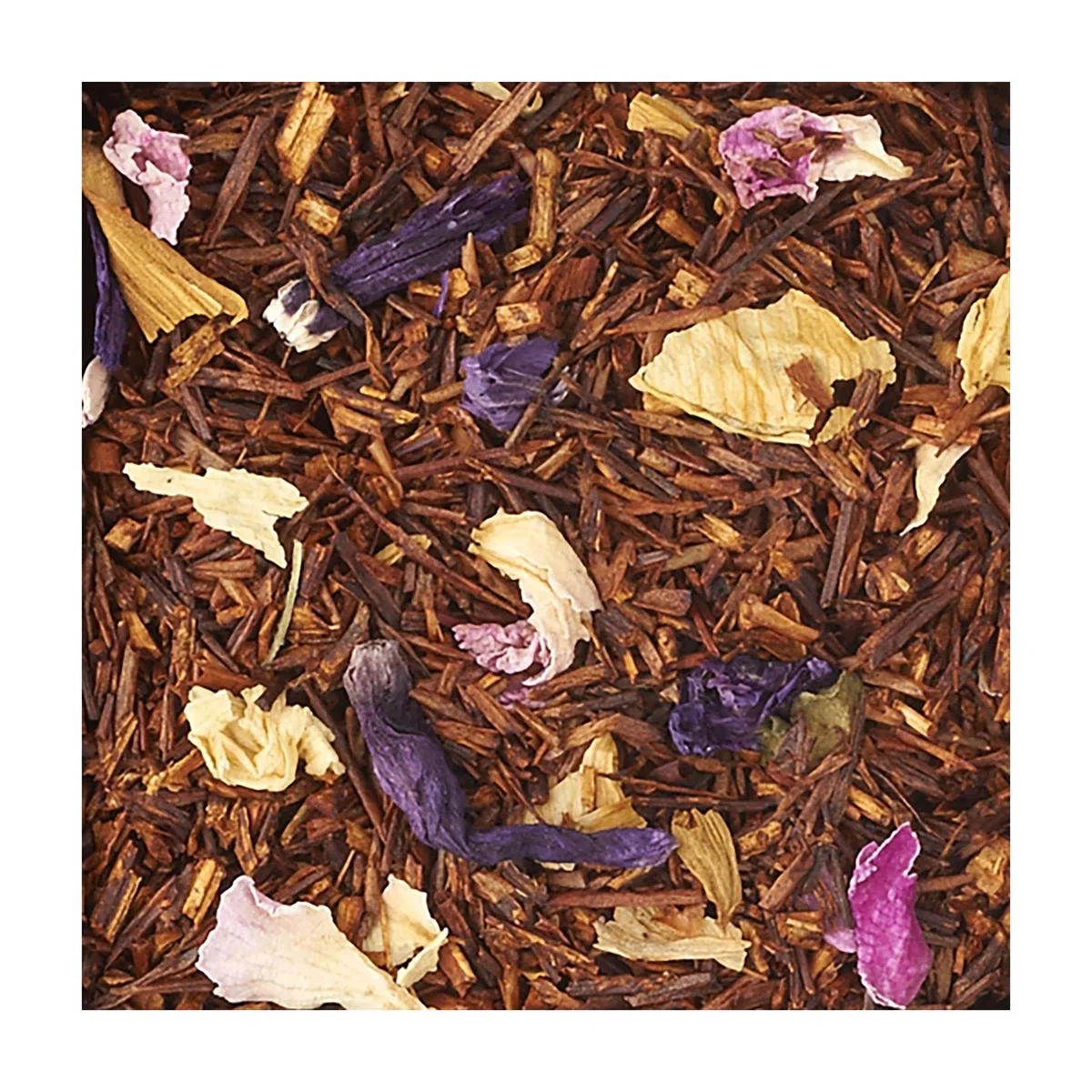 LA VIA DEL TÈ "Cape Town, Rooibos Profumato con Fiori, tè Rooibos ai Fiori di Malva, Petali di Girasole e Rosa, Barattolo di Latta, 100 Grammi