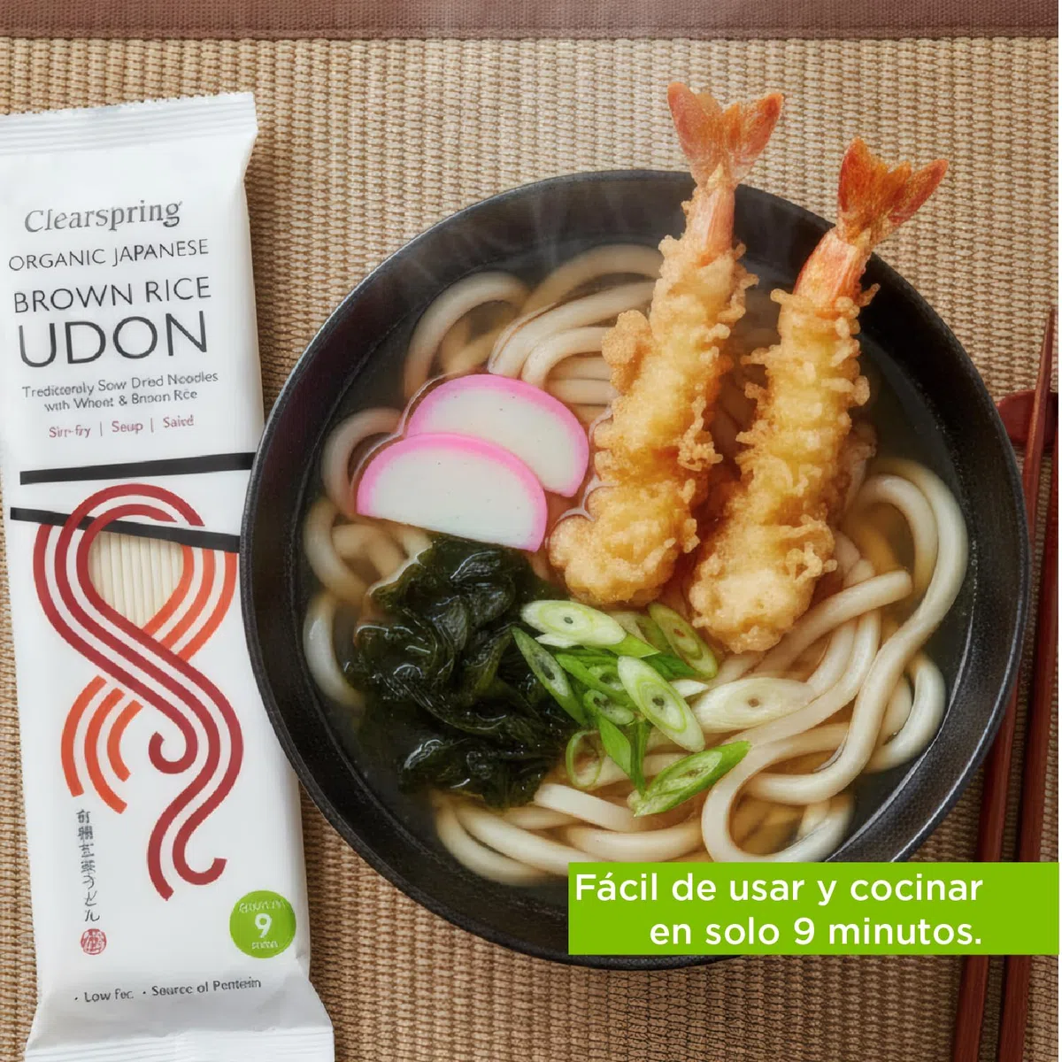 Clearspring Pasta Udon al riso integrale biologico 200 g