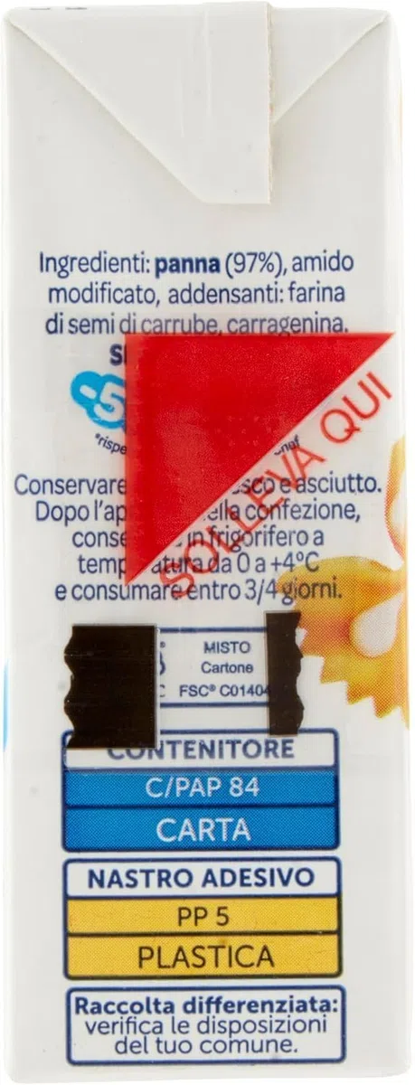 Parmalat Chef Leggera Crema da Cucina Light, Confezione da 9 x 125 ml, 50% Meno Grassi, Doppio Pack con Portachiavi italy shop service
