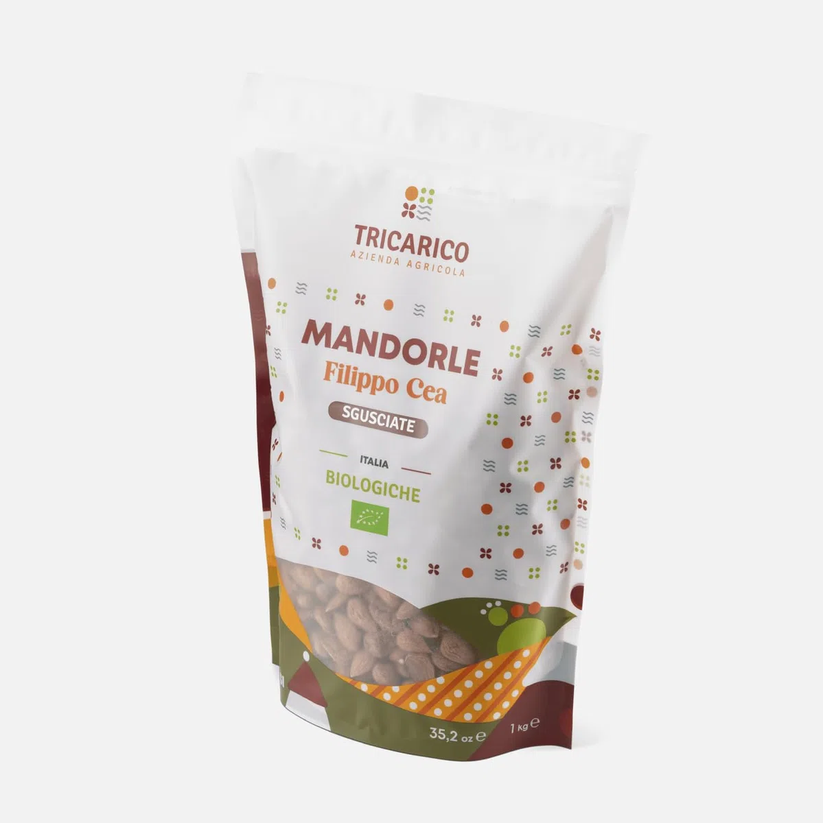 TRICARICO AZIENDA AGRICOLA - Mandorle BIO - Puglia - Toritto - 100% Filippo Cea - Sgusciate - 1 kg
