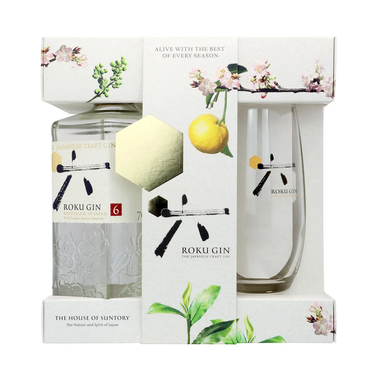 Roku Gin The Japanese Craft Gin 43% Vol. 0,7l