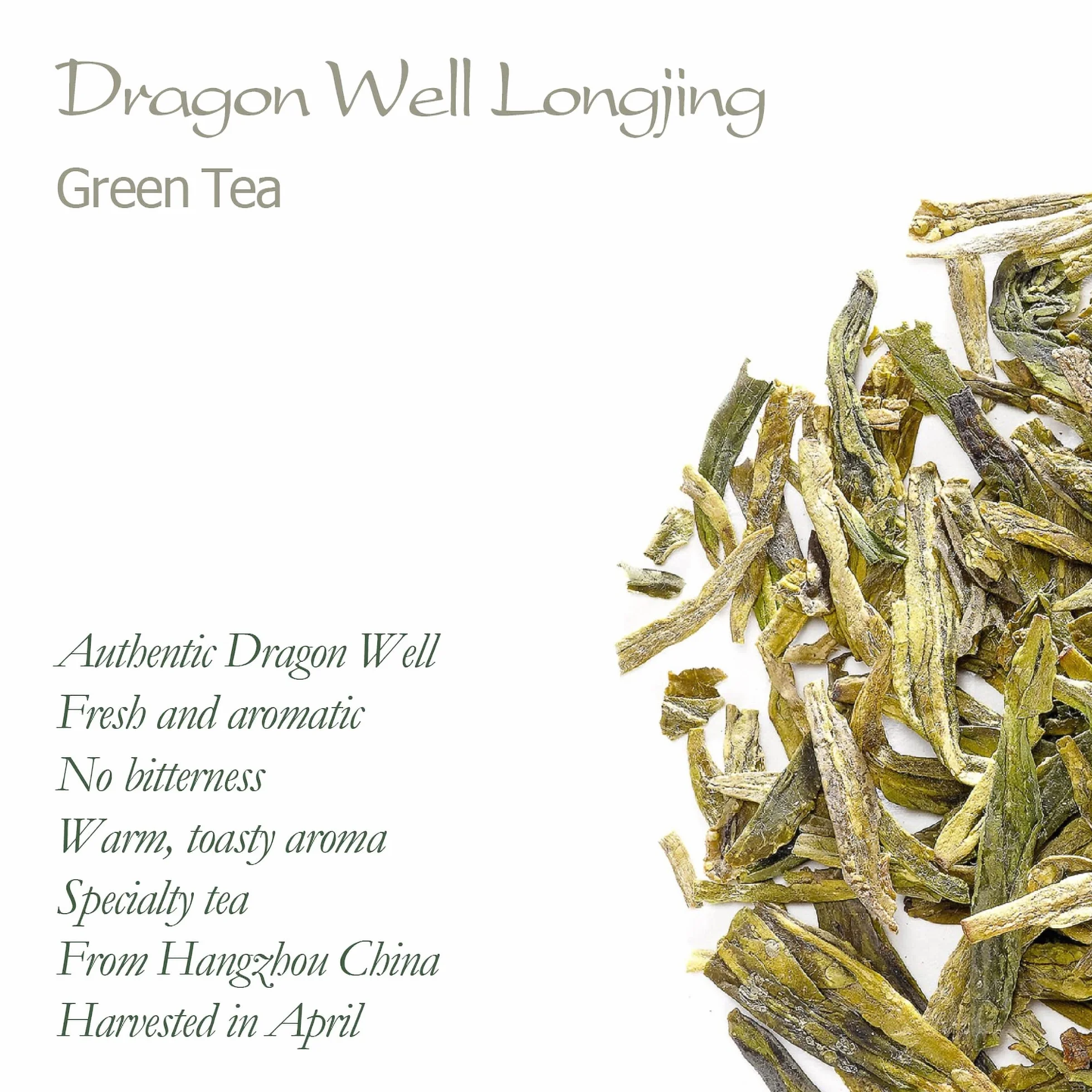 Dragon Well Tè Verde Longjing - Long Jing Uno Dei Dieci Tè Più Famosi In Cina – West-Lake Lun Ching - Lungching 100g