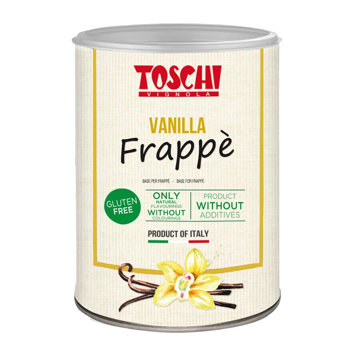 Frappè alla Vaniglia Toschi, base in polvere 1,2 Kg per la preparazione di 25/50 Bicchieri di Frappè