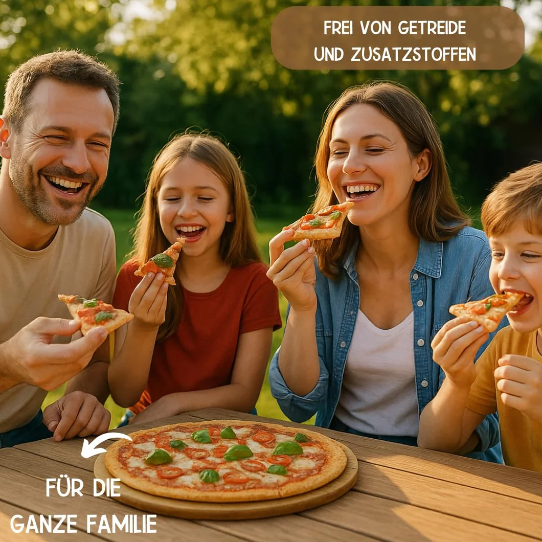 Ruut Mix per Pizza Senza Glutine - Senza Additivi, Paleo, Senza Glutine, Senza Cereali, Senza Lattosio | Base per Pizza Sottile e Croccante Proprio Come in Italia (900g)