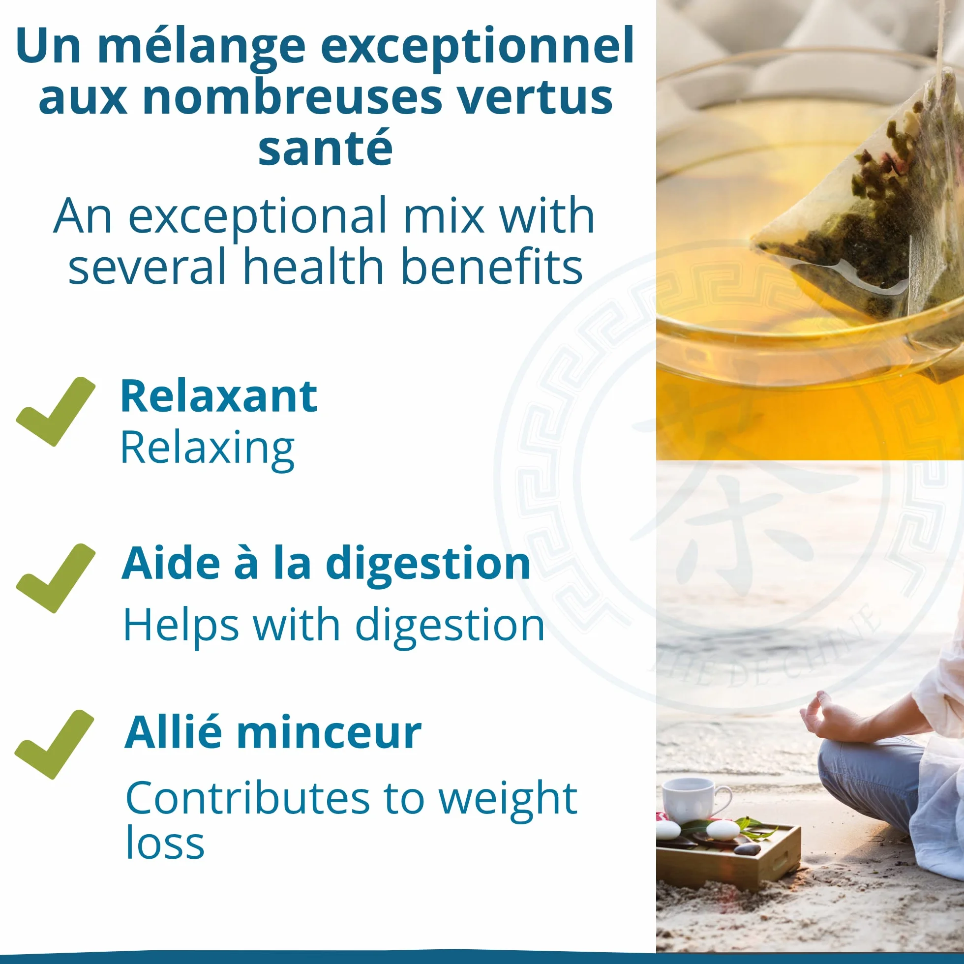 Khla - tè Oolong Bio - 80 Bustine - Tè Blu Biologico