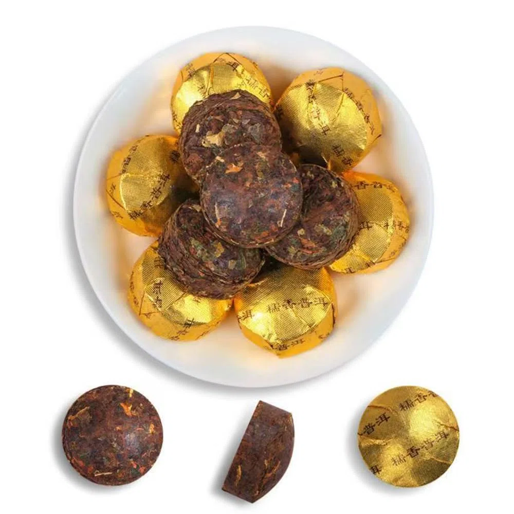 Tè cotto Pu'er glutinoso 300g sapore di riso glutinoso mini tè Tuo riso glutinoso fragrante foglia sciolta tè Pu-erh