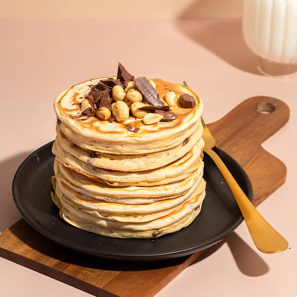 Protein Works | Diet Protein Pancakes – GOLD Innovation, Miscela Pancake Proteica Premium, Colazione Bassa Calorie, Basso Grasso & Zuccheri, Glucomannano, Perdita Peso, Naturale, 25 Porzioni, 1kg