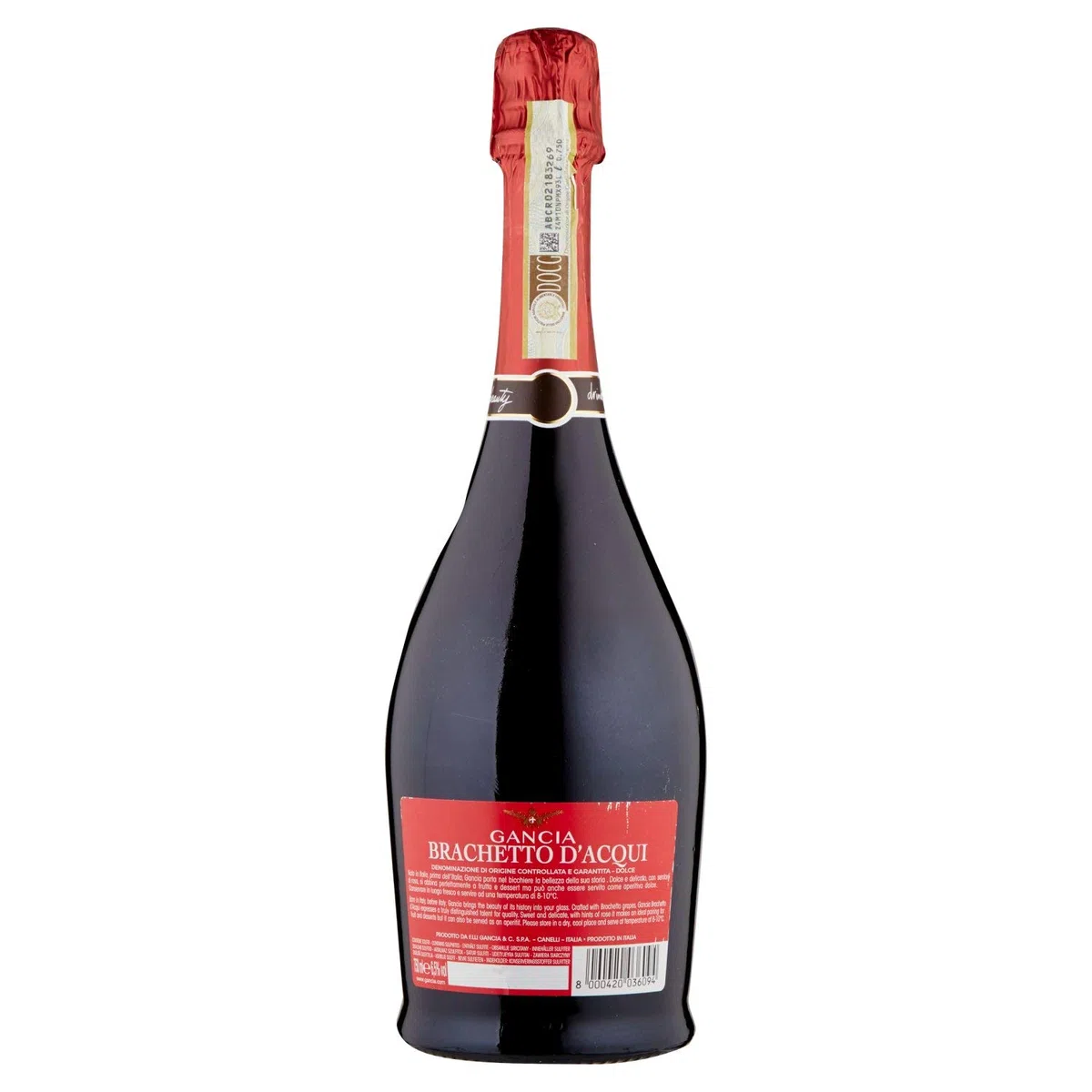 Gancia Brachetto D'Acqui Docg Spumante Dolce, confezione da 3 bottiglia da 750 ml