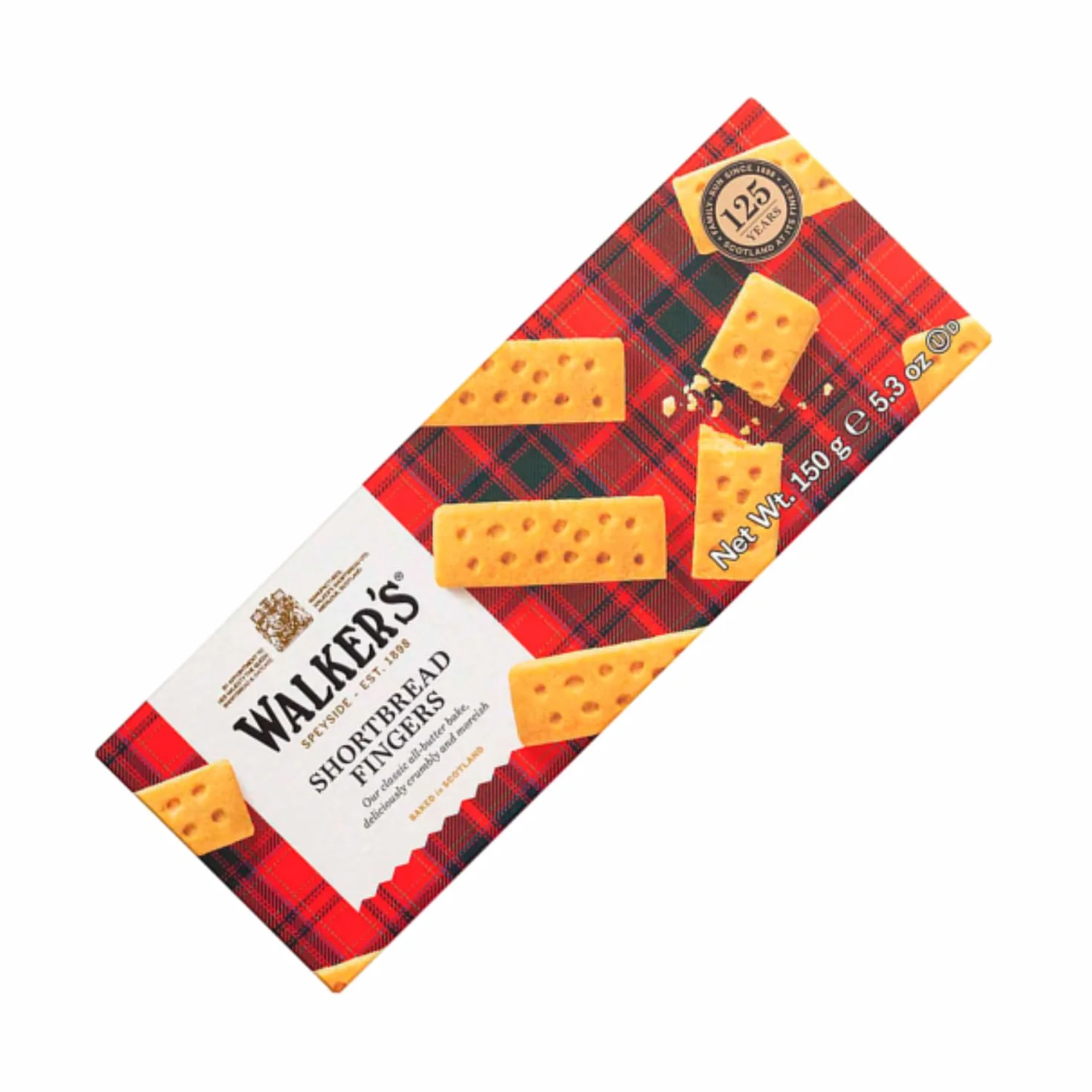 Walkers | Biscotti Inglesi Burro e Sale - 4 Blister | Frollini Burro Scozzese | Biscotti Tradizionali Inglesi