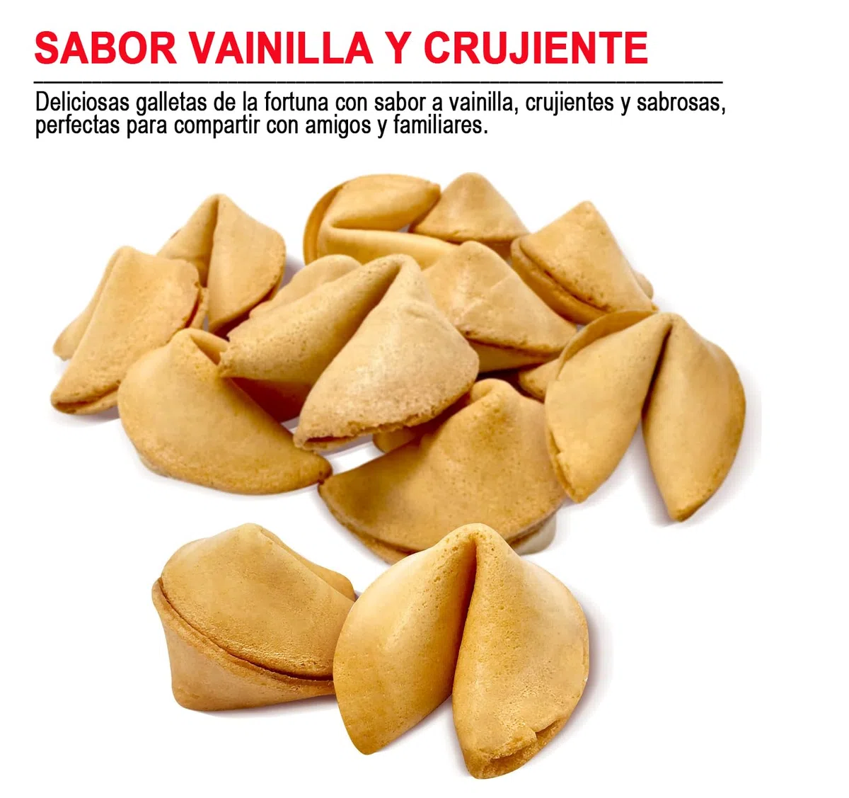 MiFan Fortuna Box - Biscotti della Fortuna Cinesi, Biglietti Profetici, Auguri in Italiano, Confezioni Varie, Sapore Vaniglia (60 Pezzi)