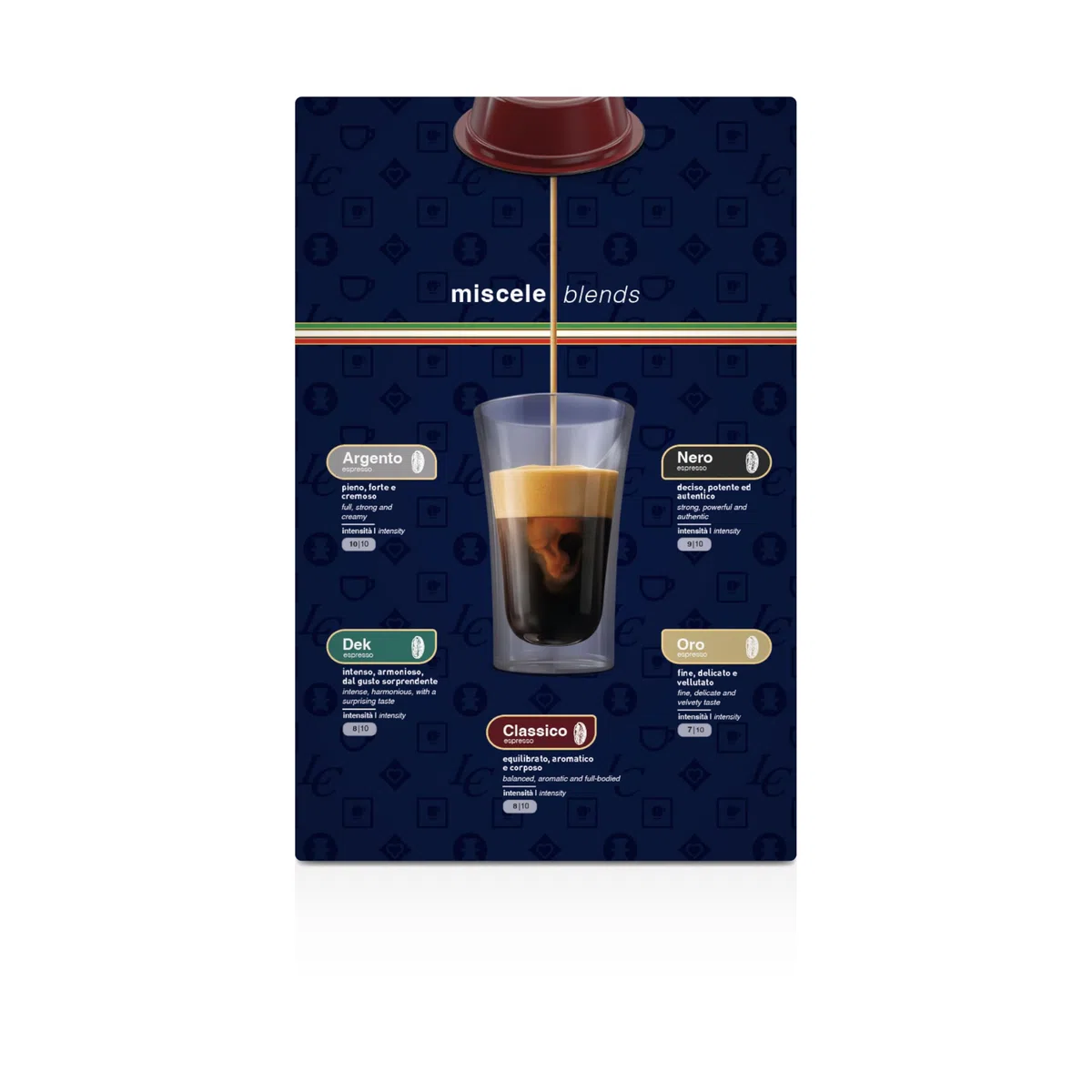 Lollo Caffè Box Capsule PassioneMito* Miscela Oro 100