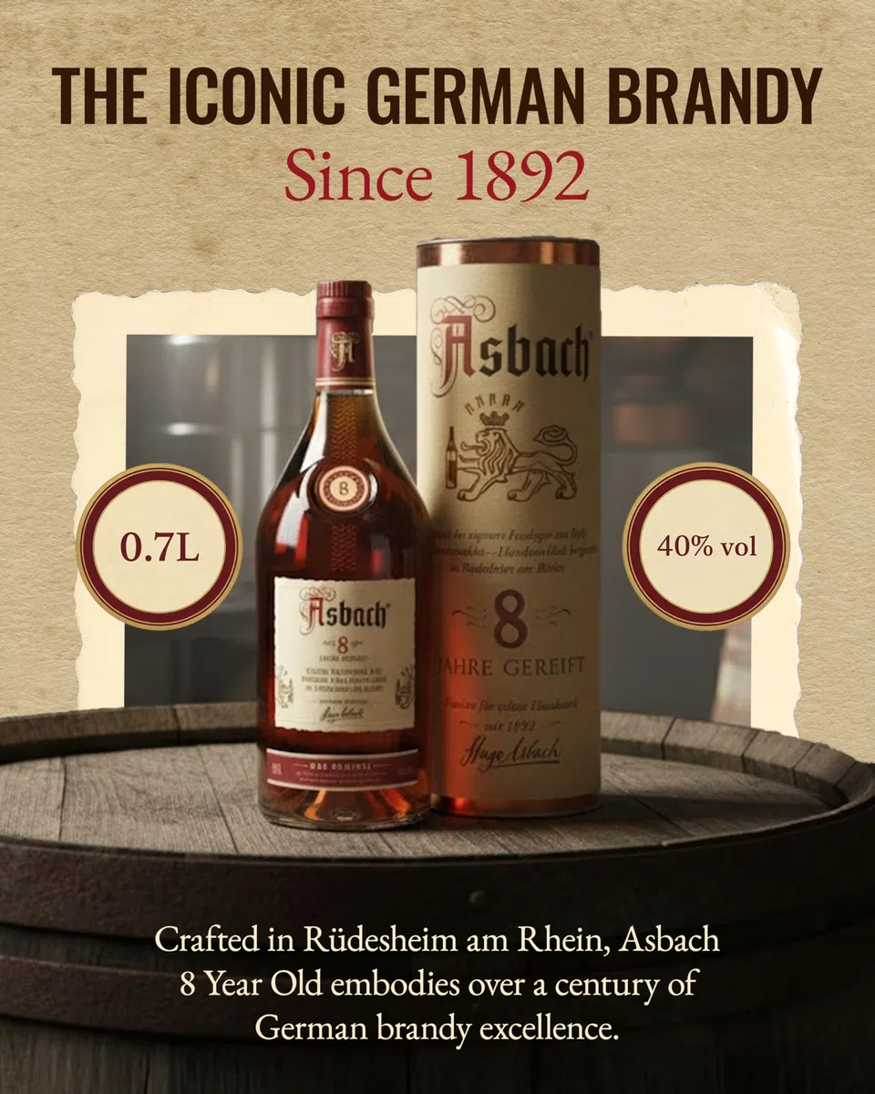 Asbach Privatbrand 8 Years 40% Vol. 0,7l in Giftbox