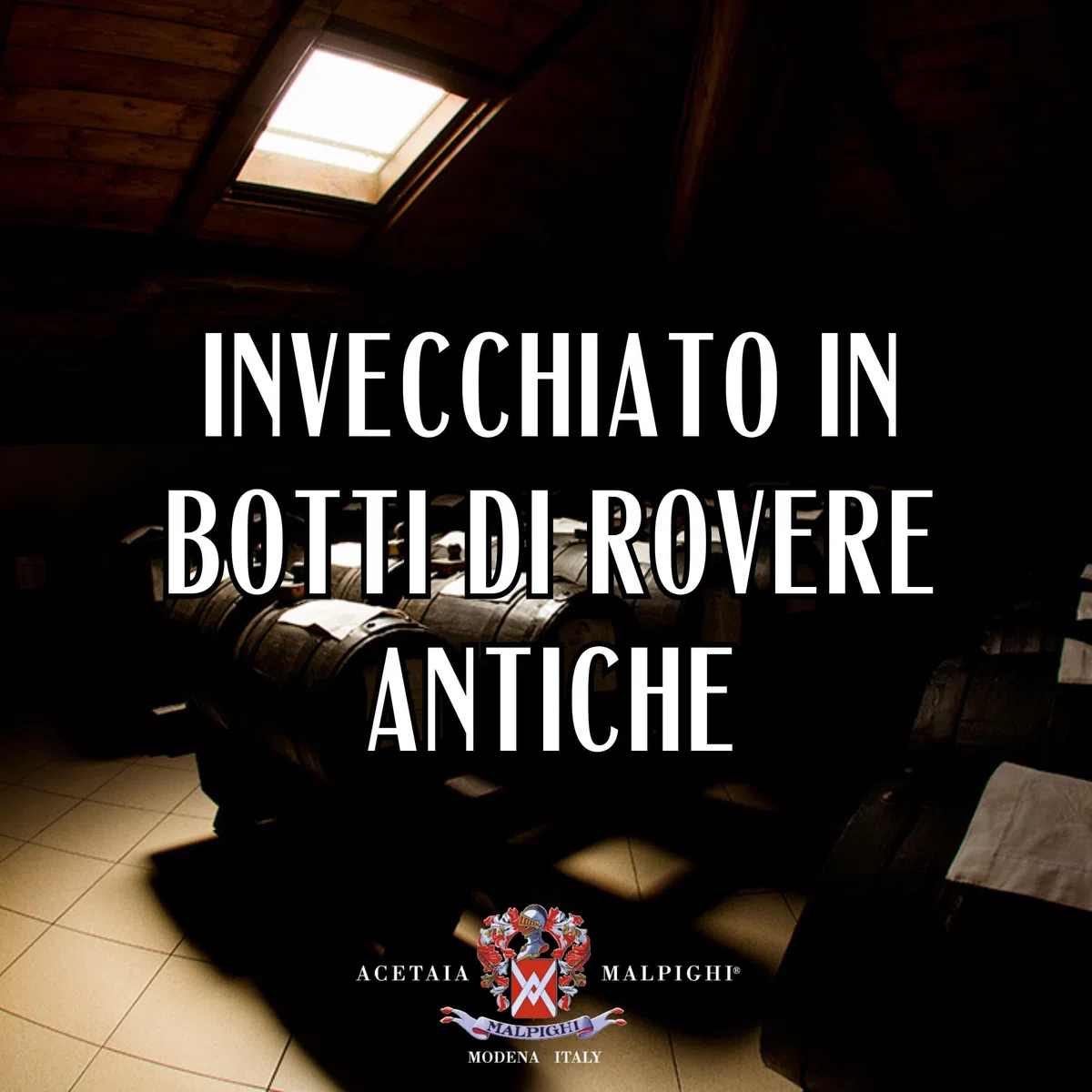 Acetaia Malpighi – Aceto Balsamico di Modena IGP Invecchiato – 250 ml – 100% Naturale Senza Caramello – Da Uve Tardive