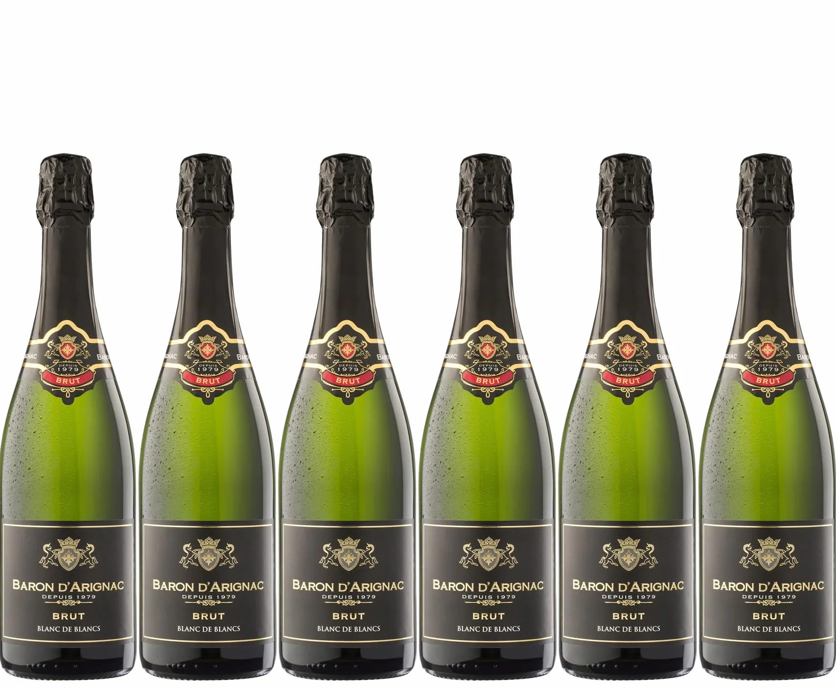 Baron D'Arignac - Bianco Spumante, Blanc de Blancs, Brut (6 x 0,75l)