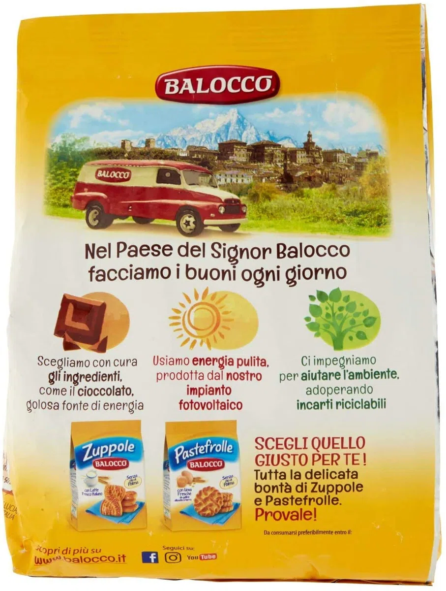 Balocco Biscotti Faccine 6 Pezzi Da 700 Grammi