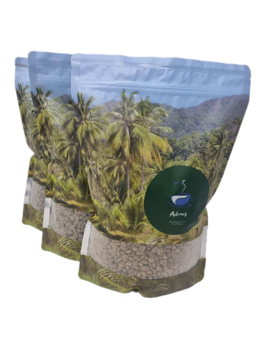 Adems Guji etiope chicchi di caffè verde premium non tostati chicchi per la torrefazione domestica e aziendale (Guji)