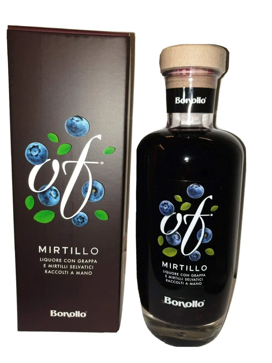 BONOLLO GRAPPA E MIRTILLI SELVATICI RACCOLTI A MANO 70 CL