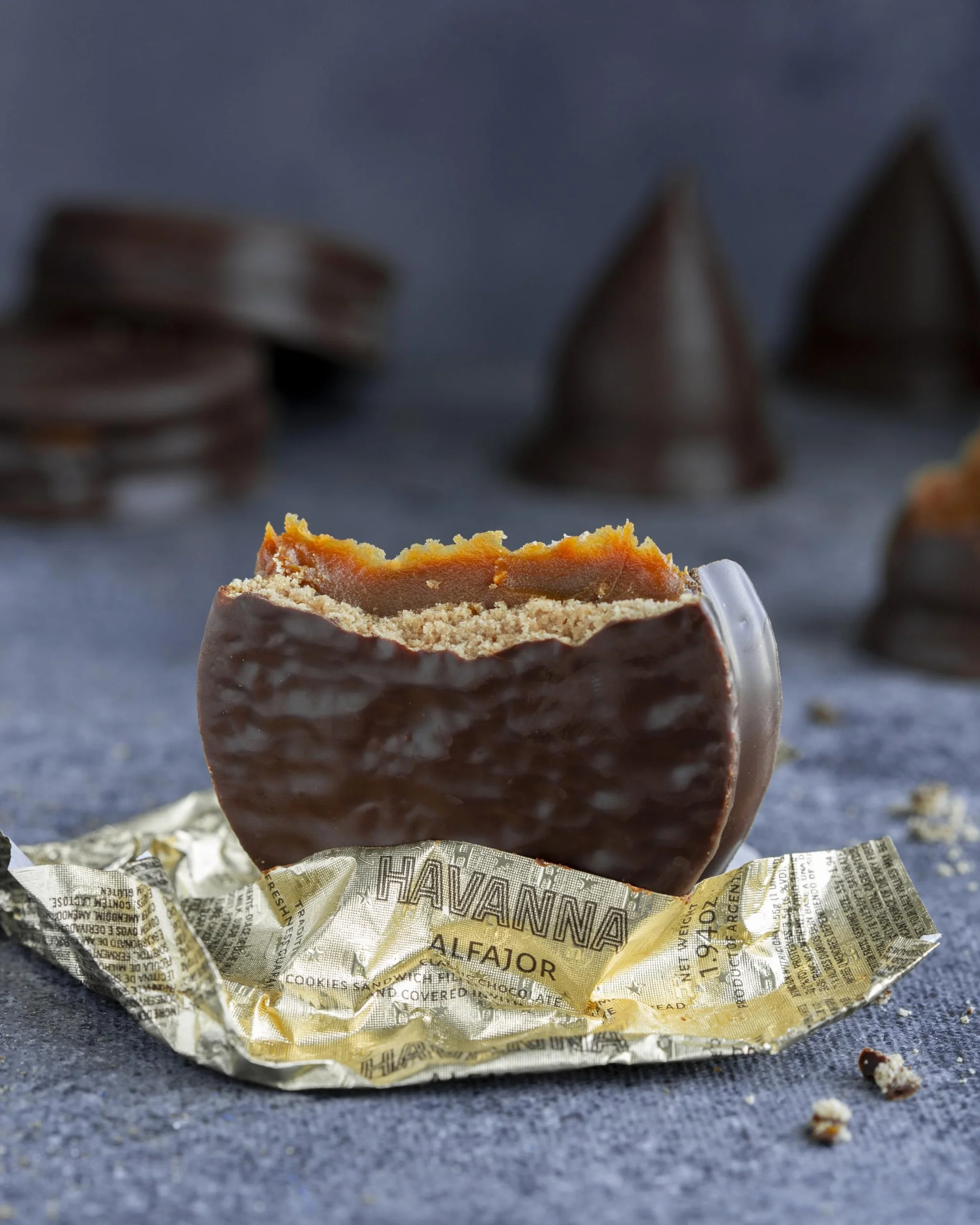 Havanna | Alfajores al Cioccolato | Biscotti Ricoperti Ripieni di Dulce de Leche | 12 unità | 660 g