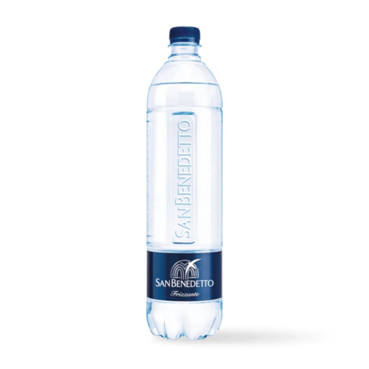 Acqua San Benedetto Tower Frizzante 1l | Acqua Minerale Frizzante Tower Icon Fonte Benedicta | Confezione da 12 Bottiglie di PET da 1000ml