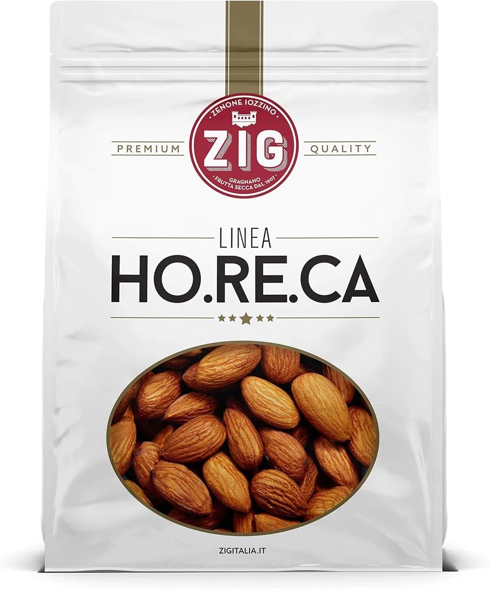 ZIG - HORECA - Mandorle sgusciate tostate e salate premium 1 Kg