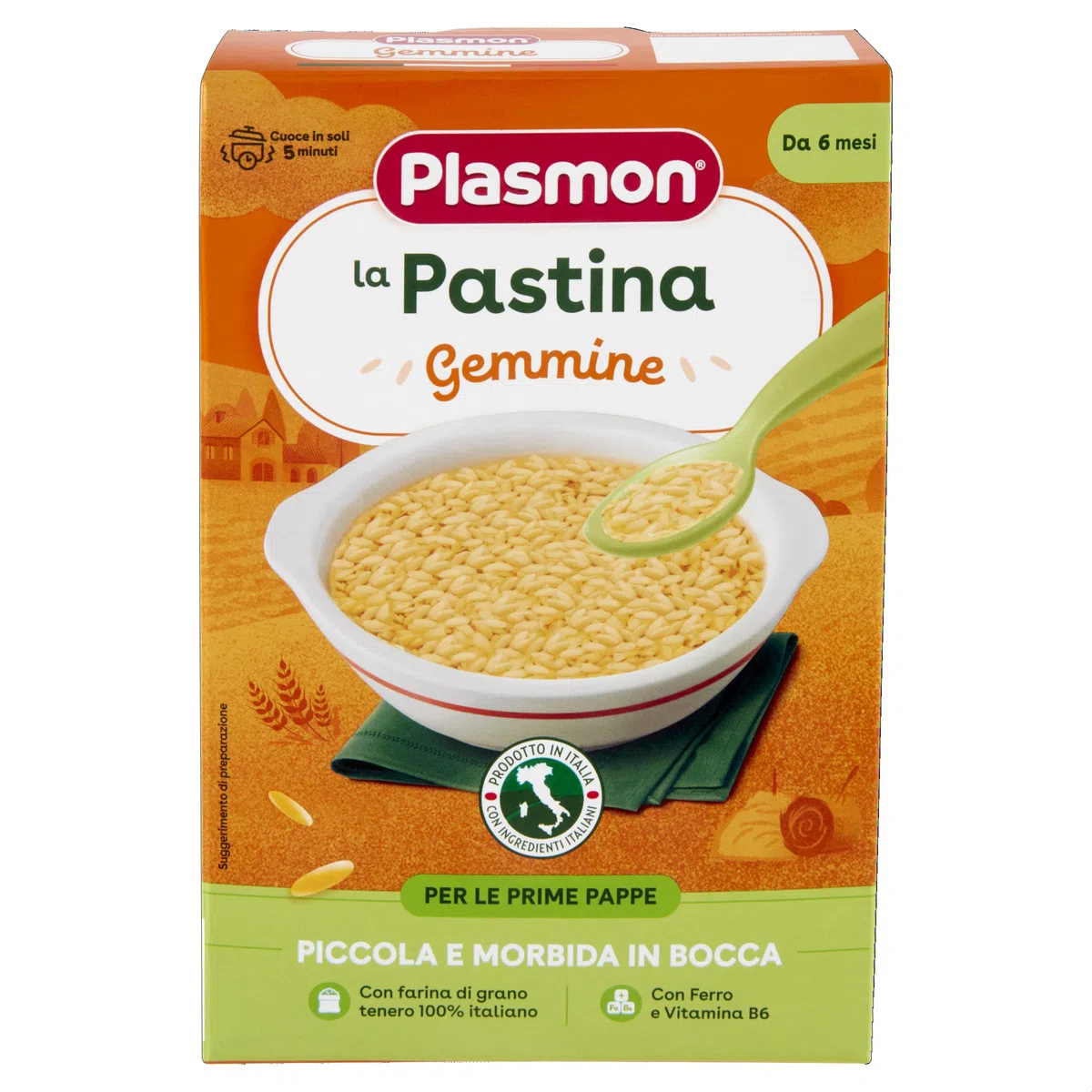 Plasmon Pastina Gemmine - 300 g (12 Pezzi)