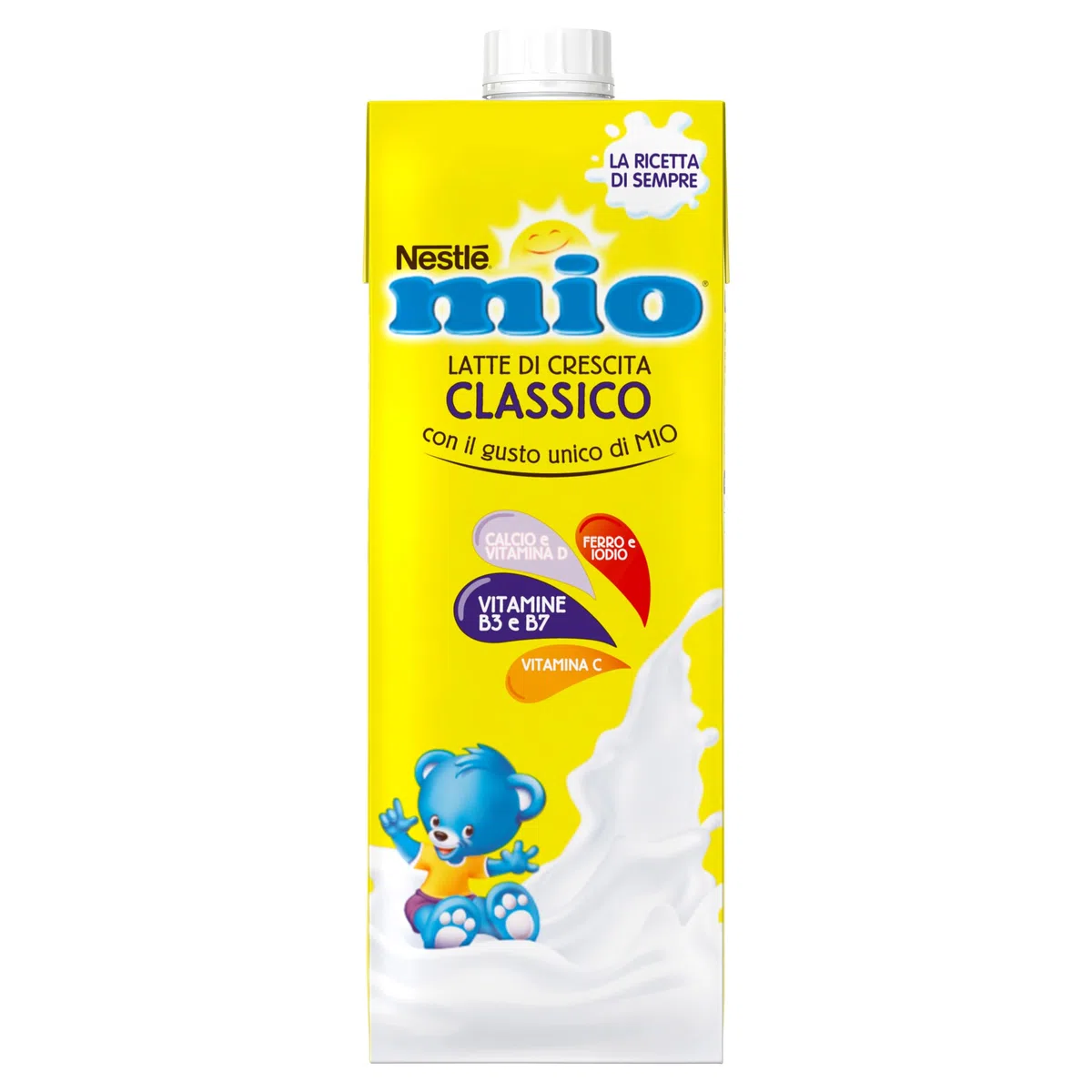 NESTLÉ MIO Latte di Crescita Classico Liquido, 8 Brick da 1L (8L)