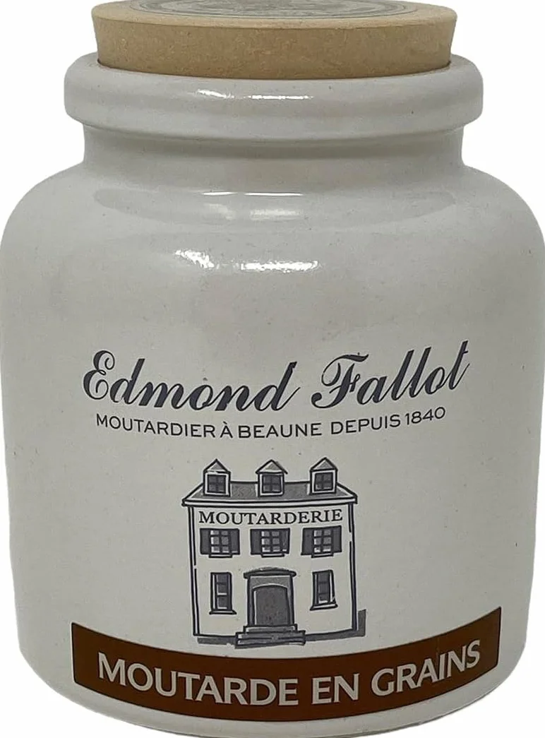 Edmond Fallot | Grani di senape di Digione - Barattolo in gres da 250 g