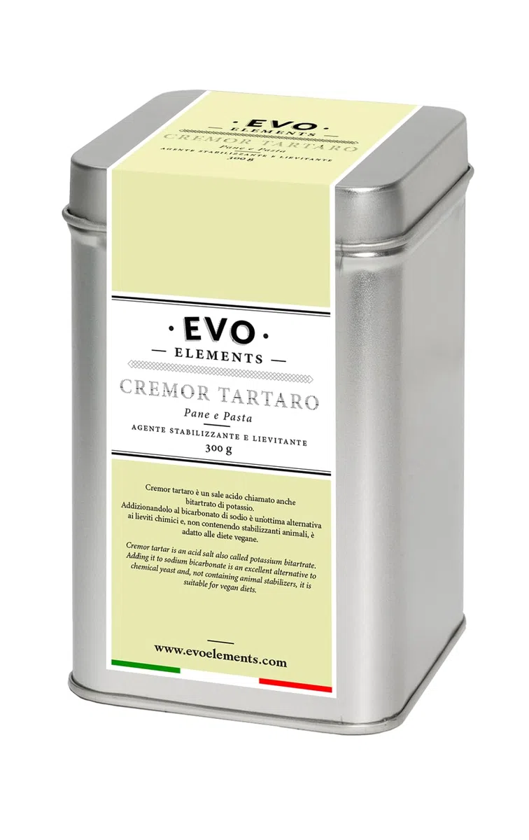 Evo Elements Cremor Tartaro 300g - Lievitante naturale per dolci e meringhe