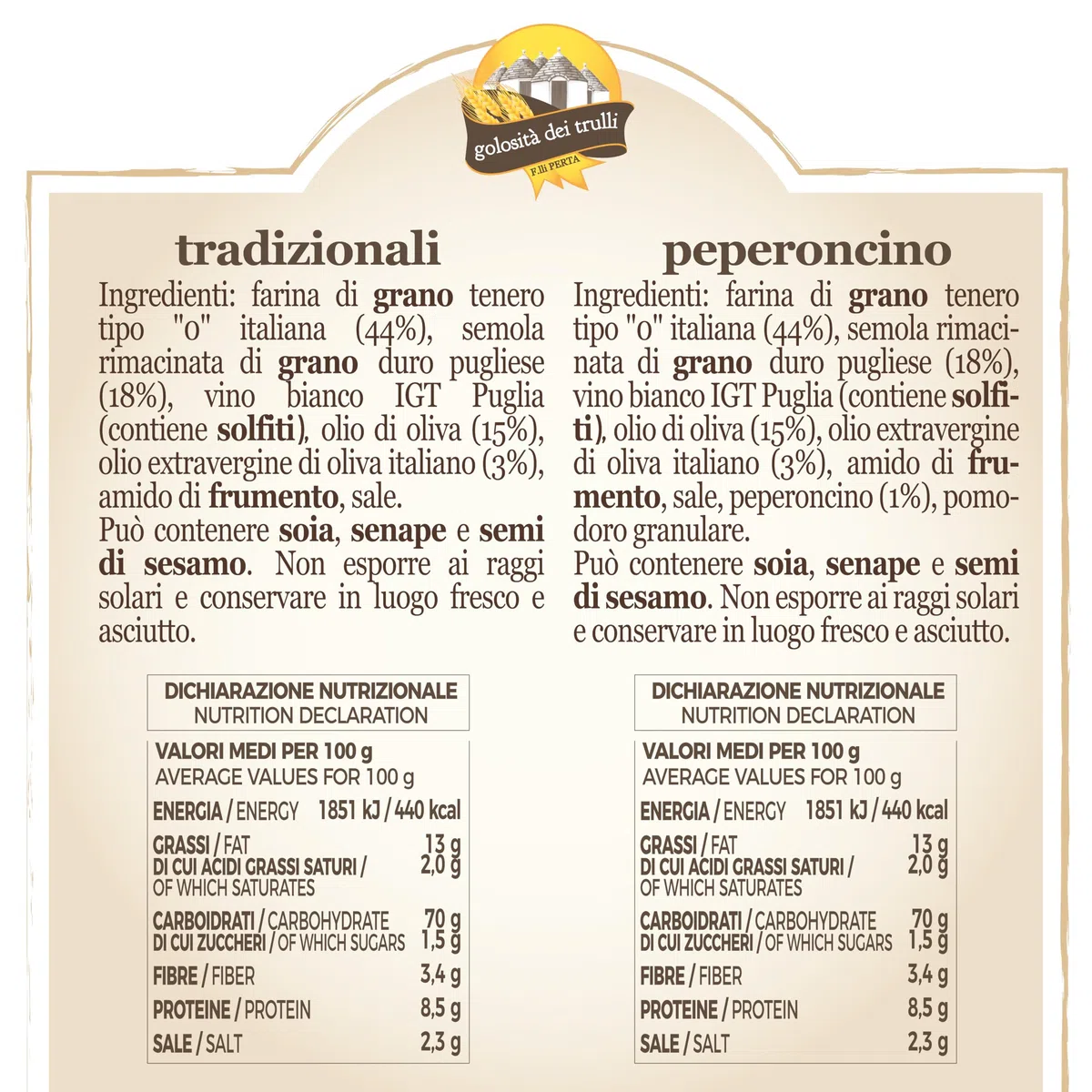 Golosità dei Trulli | Taralli Pugliesi con Olio Extravergine di Oliva, 6 Confezioni da 250 gr | Tarallini per Aperitivo, Snack Salati | Gusti Assortiti