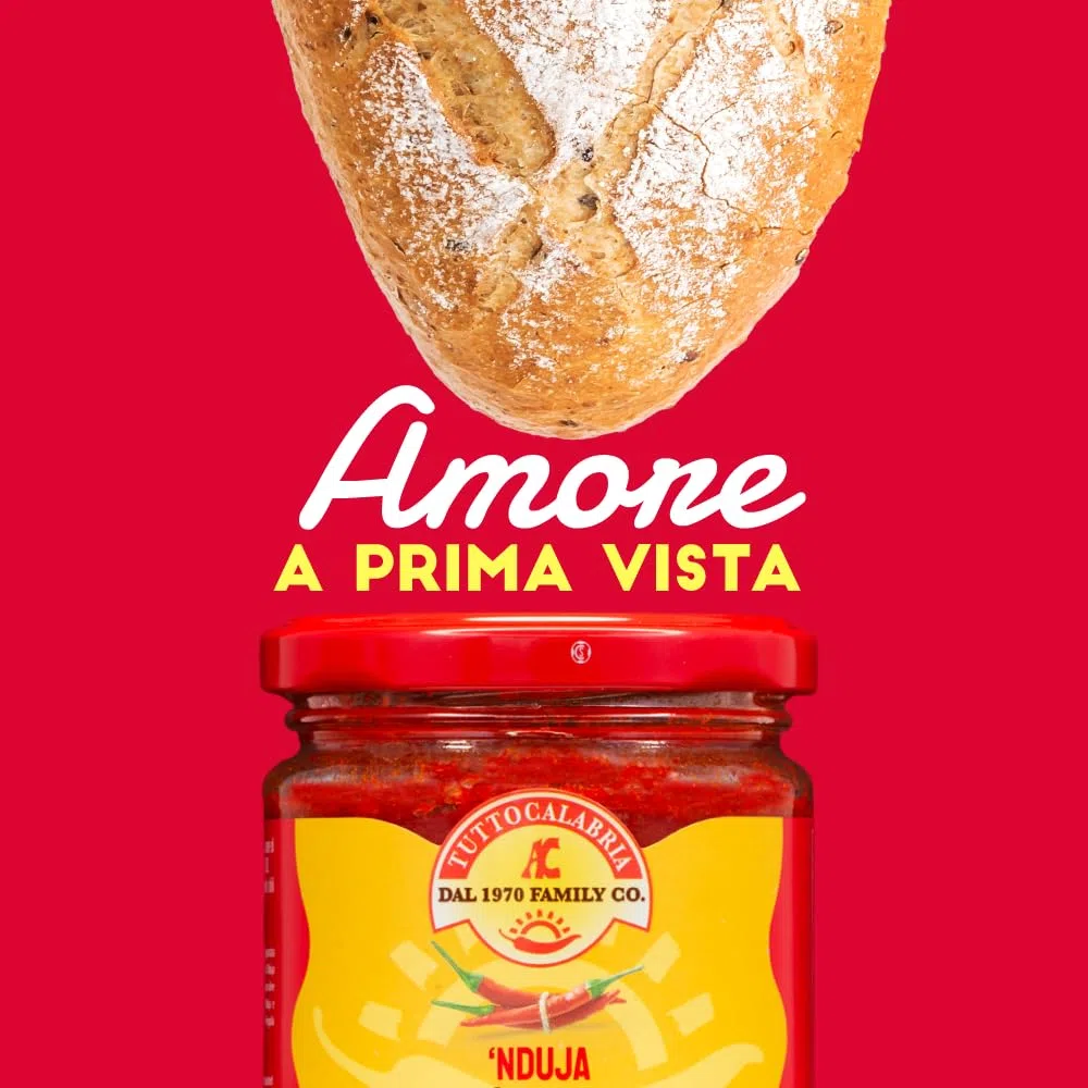 Tutto Calabria - Nduja di Spilinga Artigianale, Salame Spalmabile e Cremosa in Vasetto da 170g - Ideale per aperitivi bruschette e pizza (Confezione da 3)