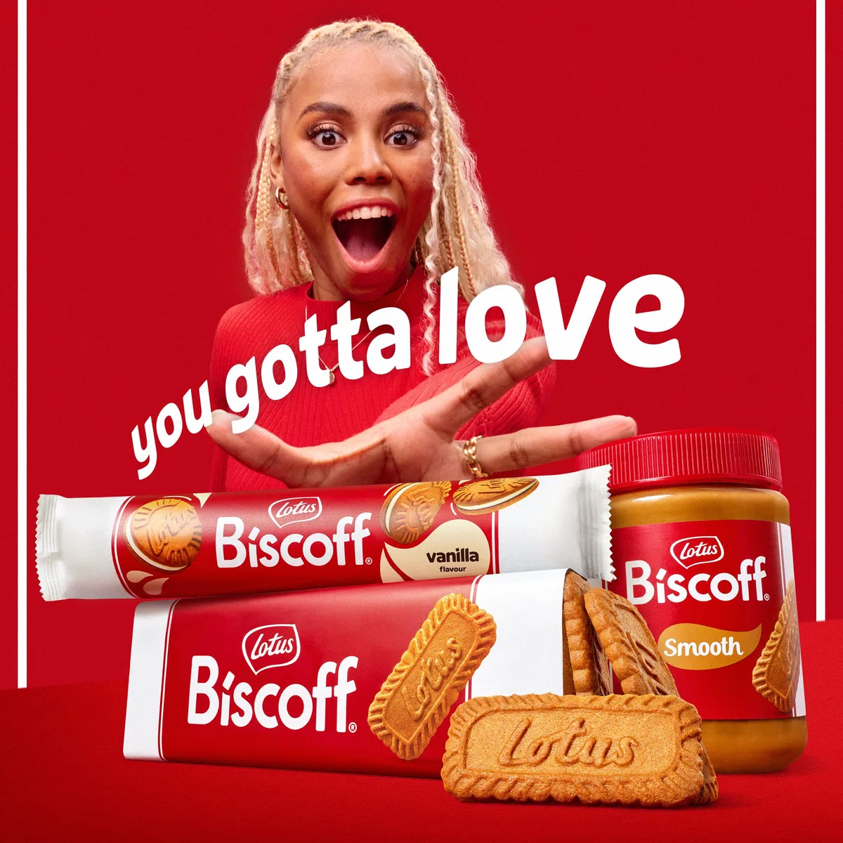 Lotus Biscoff | Biscotti caramellati | Non OGM e vegani | 250 g | Confezione da 10