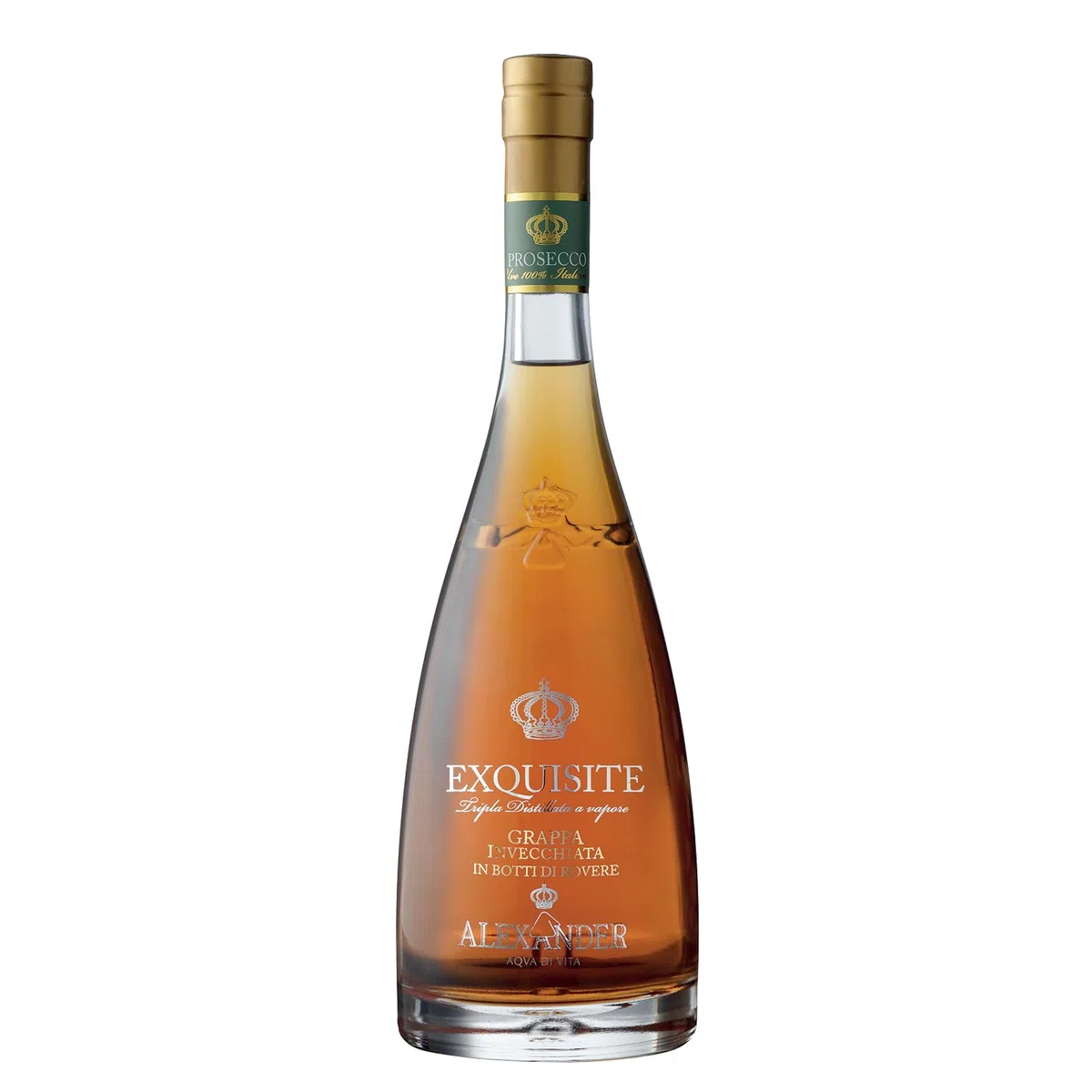 Alexander Exquisite Grappa di Prosecco Invecchiata in Botti di Rovere 38% - 700ml