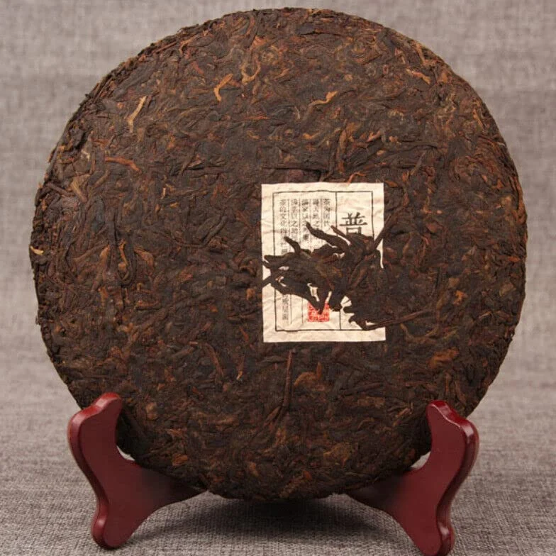 Tè Puer da torta Yunnan Qizi Collezione di tè nero Old Shu Puerh Puer maturo 357g