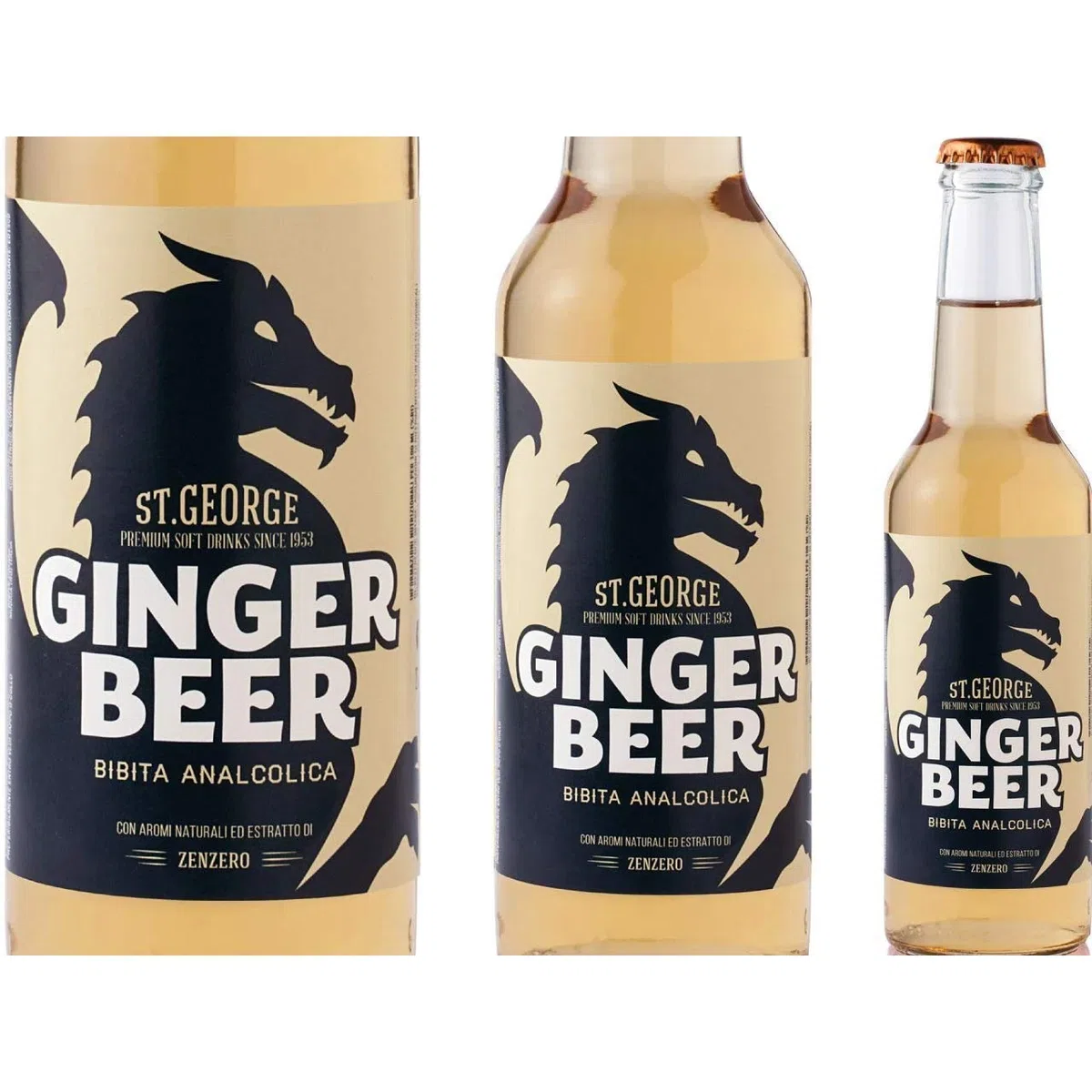 Ginger beer Bibita analcolica con estratto naturale di zenzero, Confezione da 6 x 27,5 cl