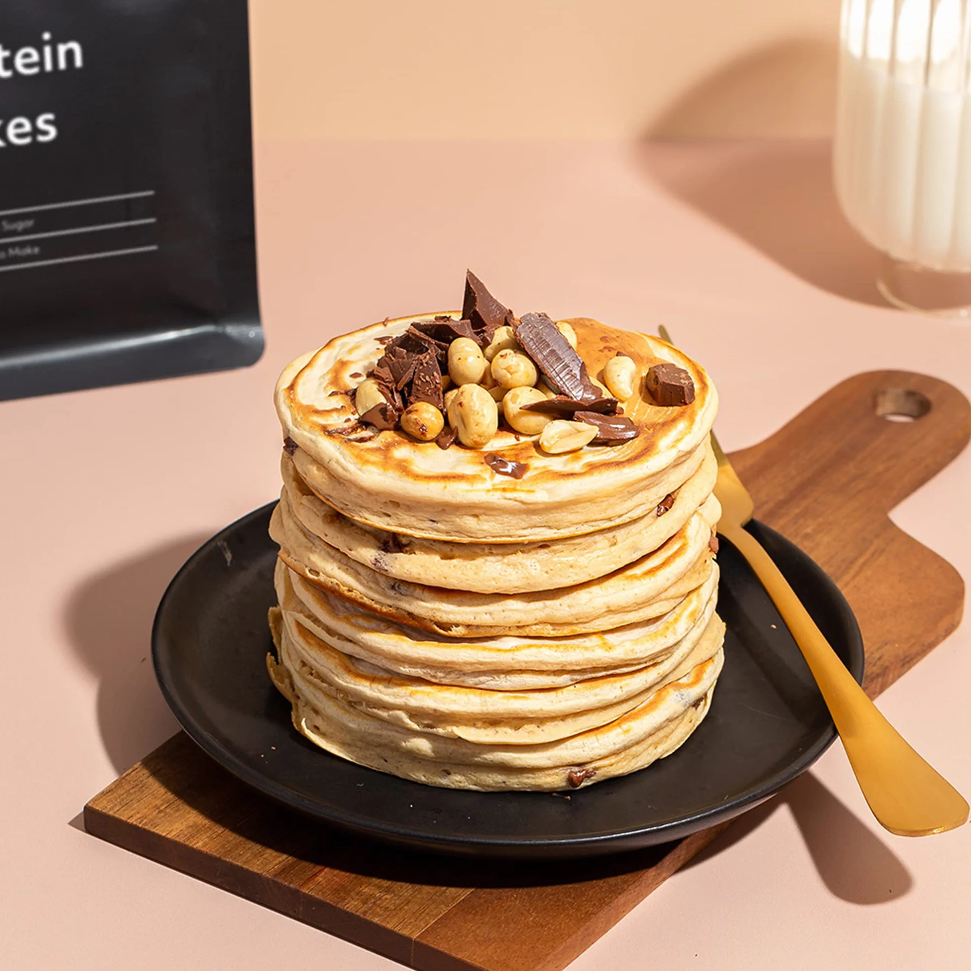 Protein Works | Diet Protein Pancakes – GOLD Innovation, Miscela Pancake Proteica Premium, Colazione Bassa Calorie, Basso Grasso & Zuccheri, Glucomannano, Perdita Peso, Naturale, 25 Porzioni, 1kg