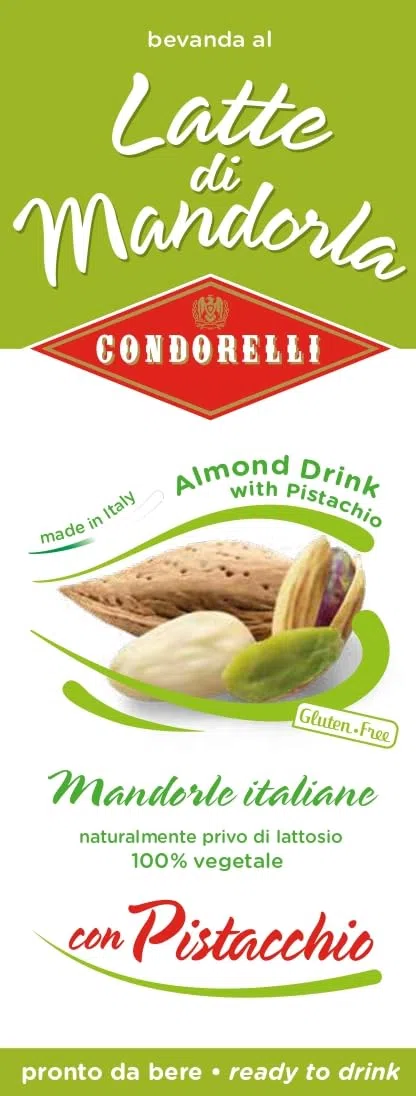 Latte di mandorla al Pistacchio Condorelli - 6 brik da 1l