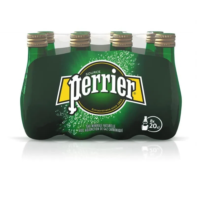 Perrier – Acqua minerale naturale gassata 8 x 20 cl – Consegna rapida in Francia – Prezzo per unità