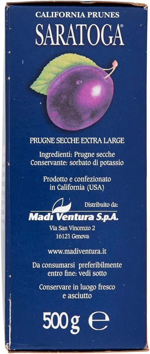 3X Confezione Per Saratoga - Prugne Secche, Extralarge - 3 confezioni da 500 g