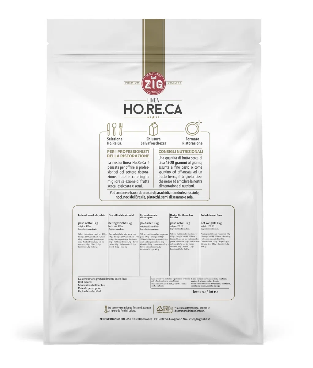 ZIG - HORECA - Farina di mandorle pelate 1 Kg