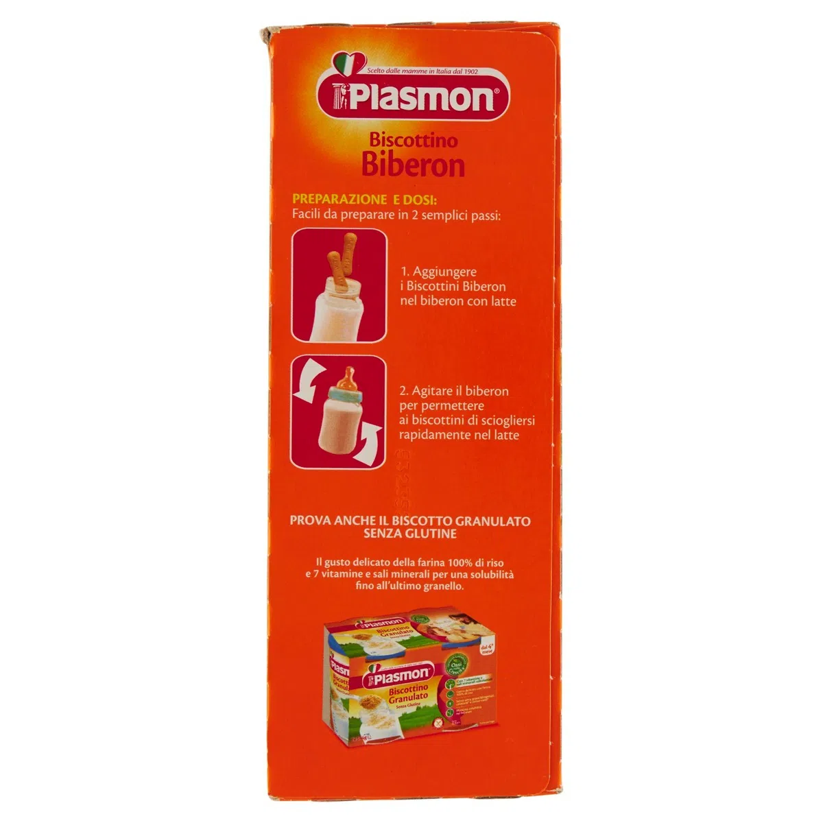 Plasmon Biscottino Biberon, Pensato per I Suoi Primi Mesi - 3 Confezione da 450 gr