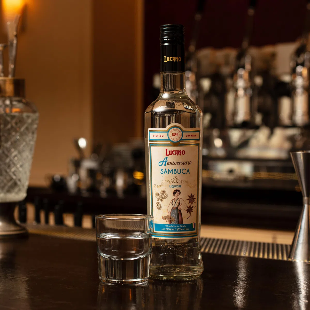 Lucano Anniversario Sambuca 40% Vol - Bottiglia da 70 cl