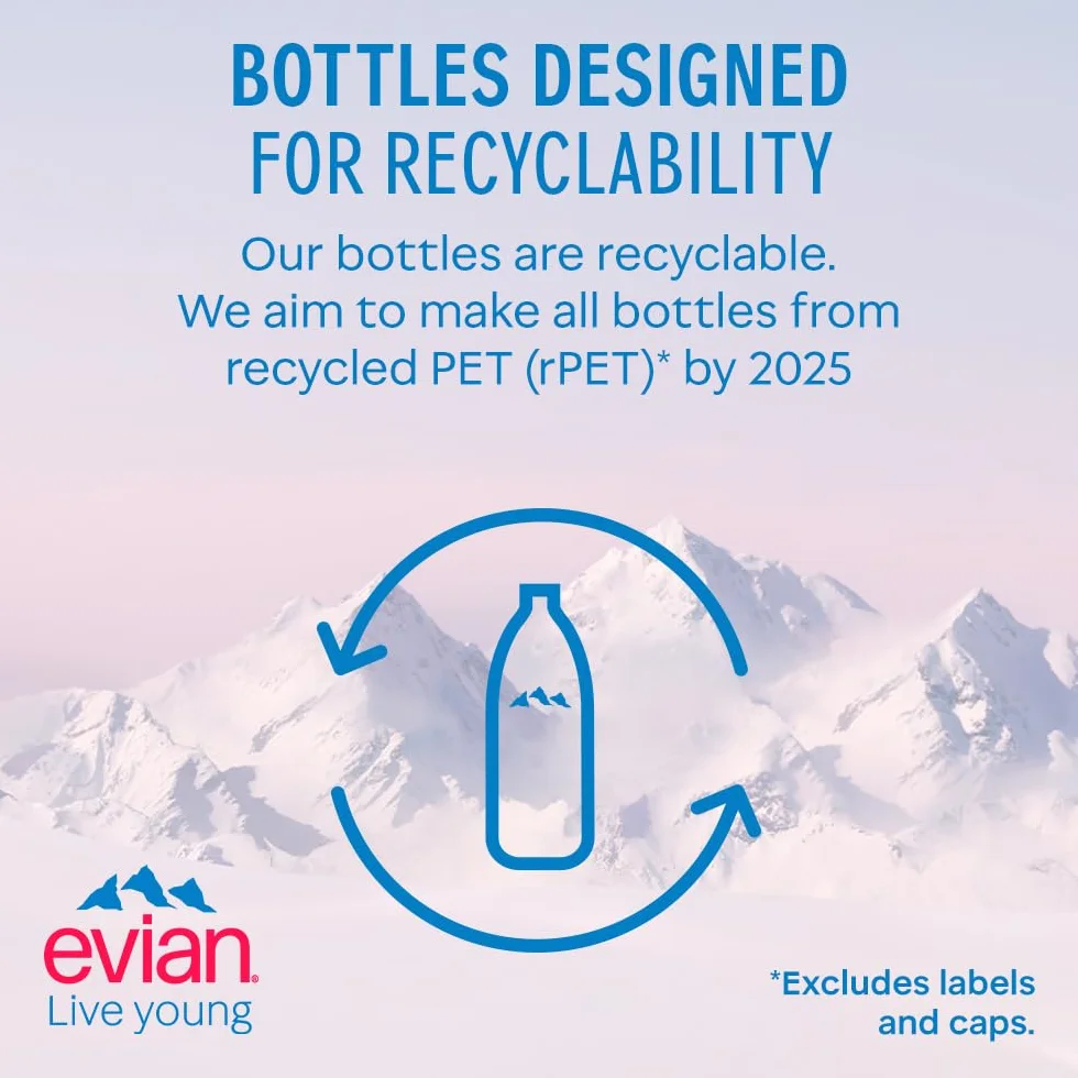 Evian Still Water - Pack Size = 24x500ml