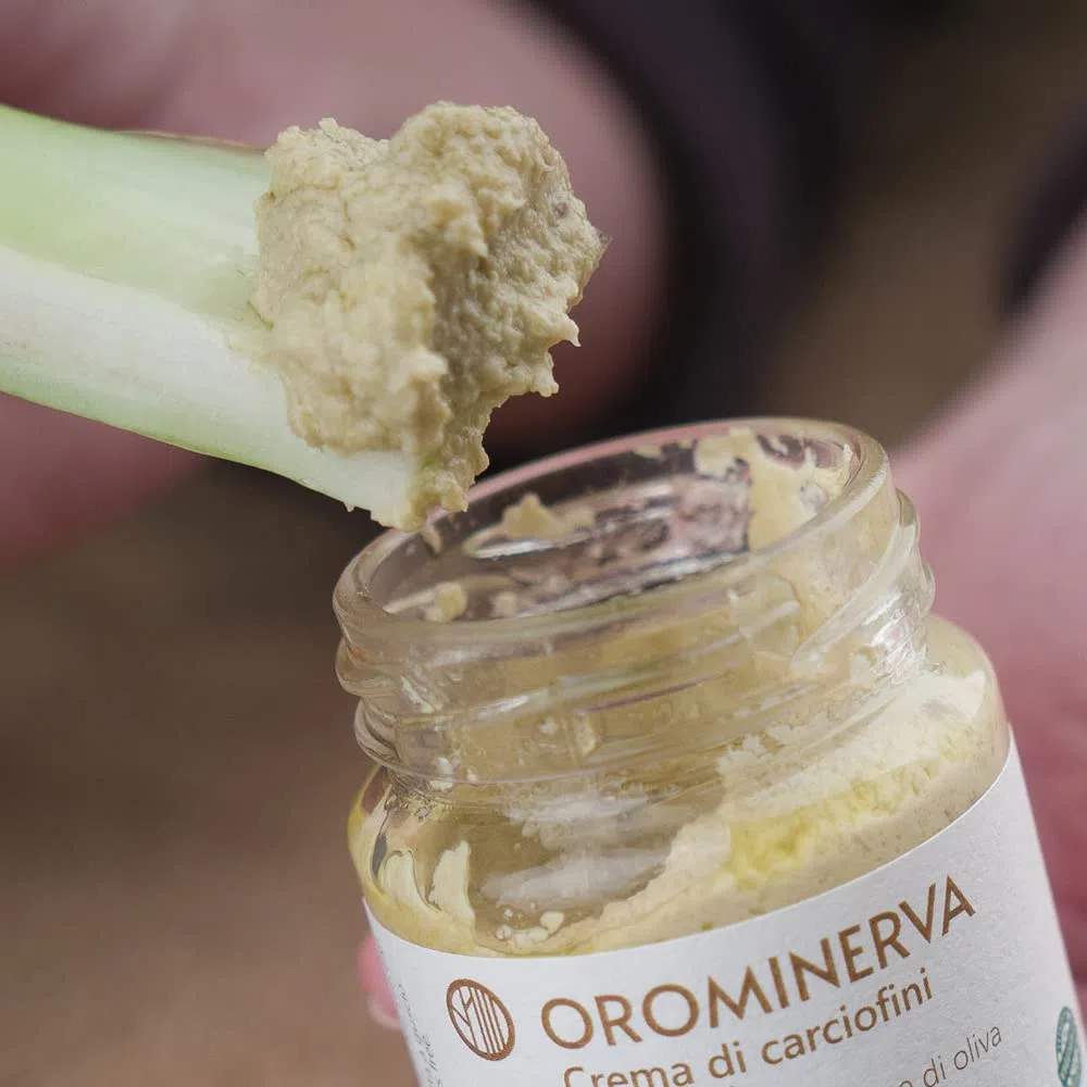 OROMINERVA - 4 vasetti di Crema di carciofini spalmabile