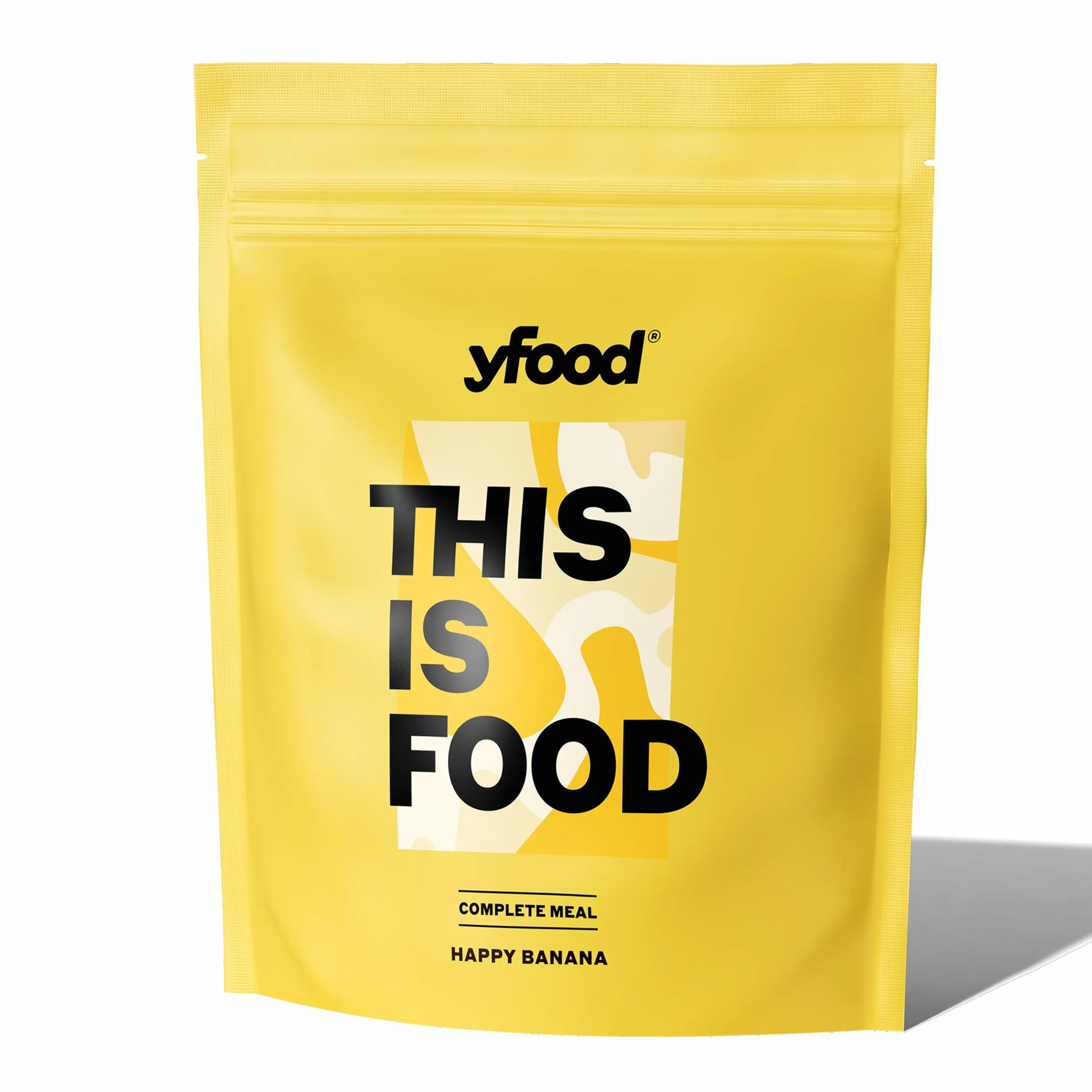 yfood Polvere Happy Banana, delizioso pasto da bere in viaggio, THIS IS IS FOOD in polvere, 25 g di proteine, 26 vitamine e minerali, sapore: banana