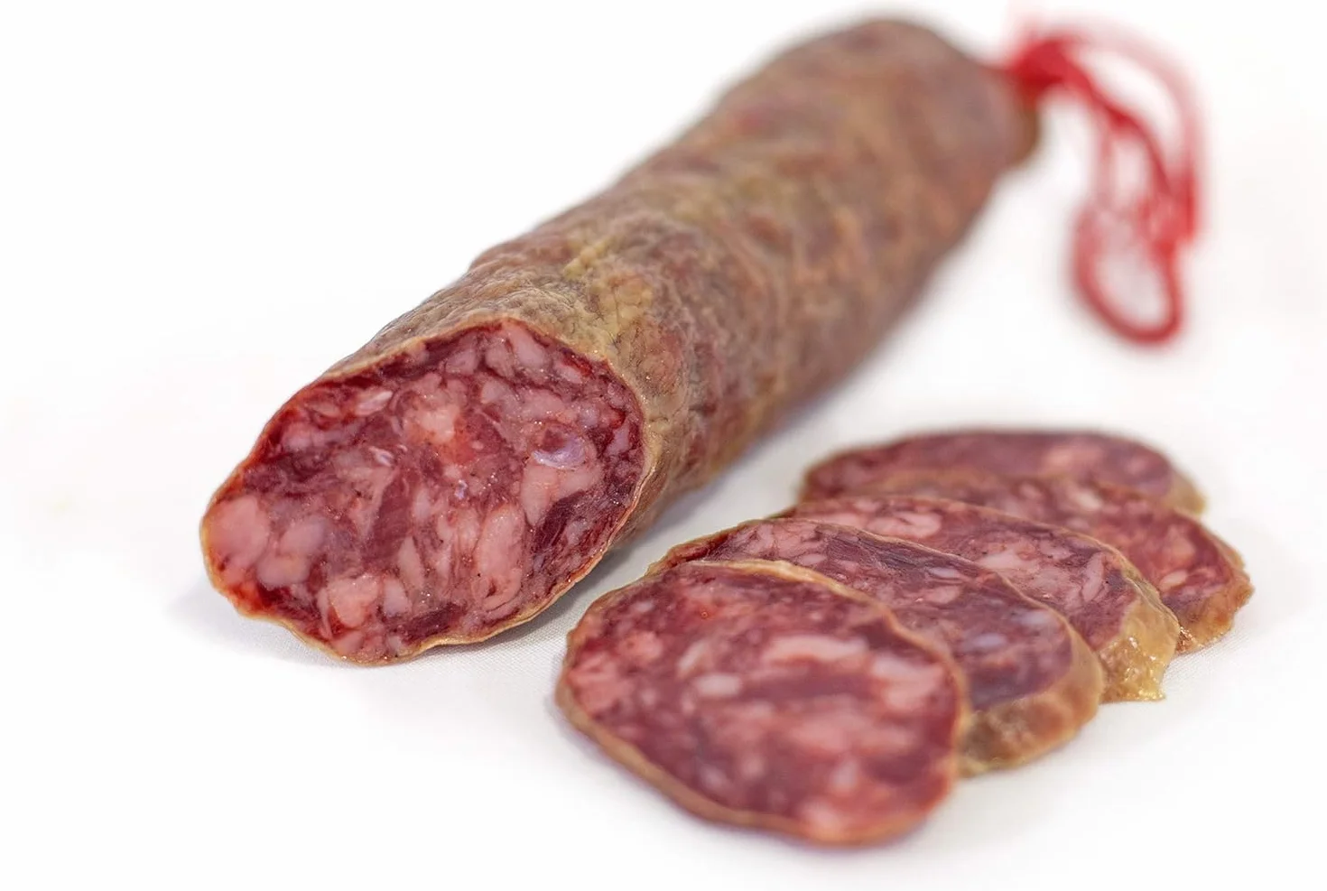 Corsevilla - Salame Iberico di Bellota - Gourmet - Iberico - Iberico di Bellota - Salume Iberico - Senza Glutine - Senza Lattosio - (500 grammi circa).