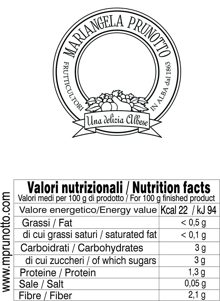 Mariangela Prunotto - Una Delizia Albese - Frutticultori in Alba dal 1863 (MA7JQ) Azienda Agricola - Passata Di Pomodoro Biologica 690 G - 6 Bottiglie Da 690 G (6x690g), Originale